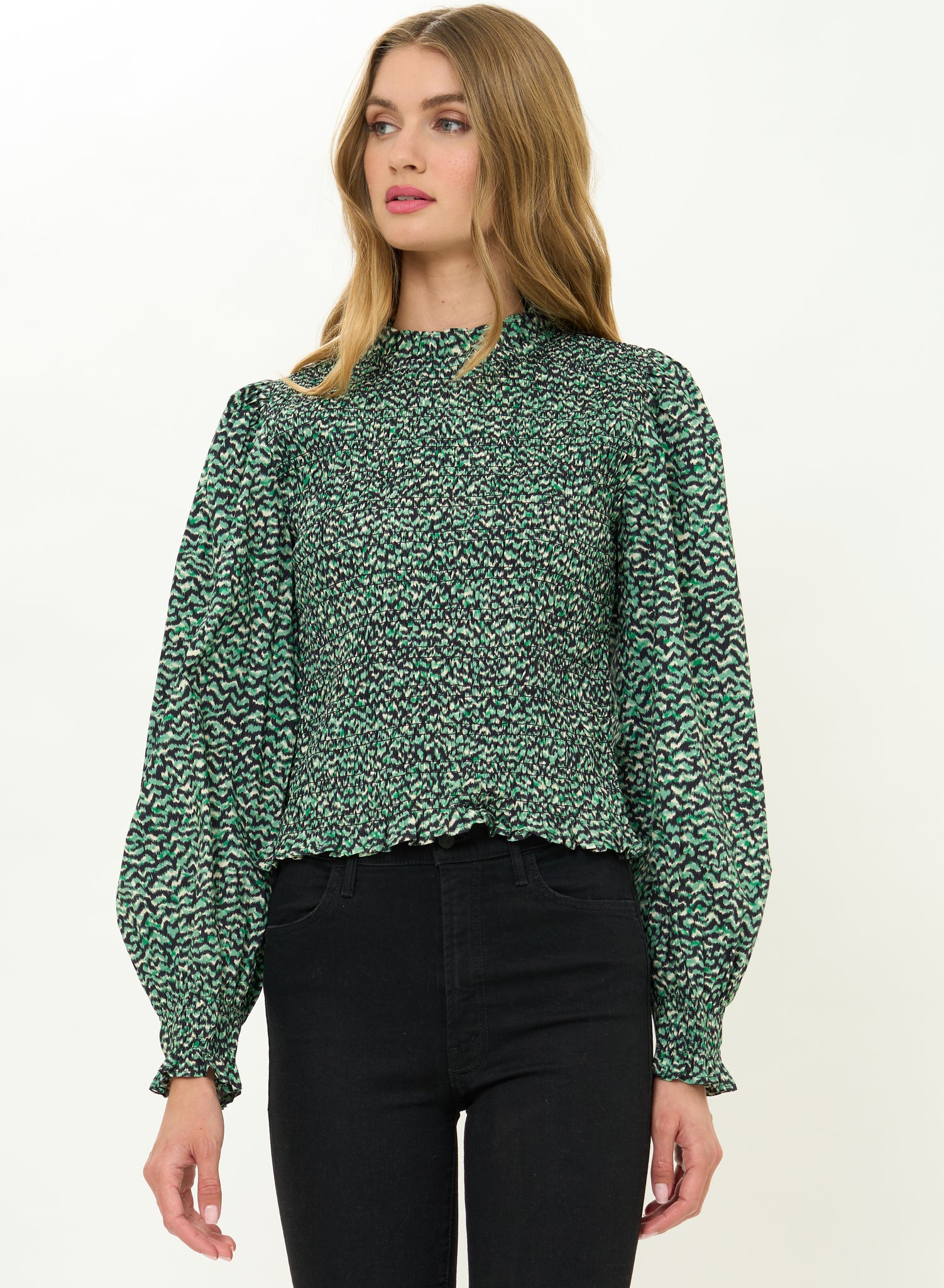 Oliphant Willow Top - Jag Green