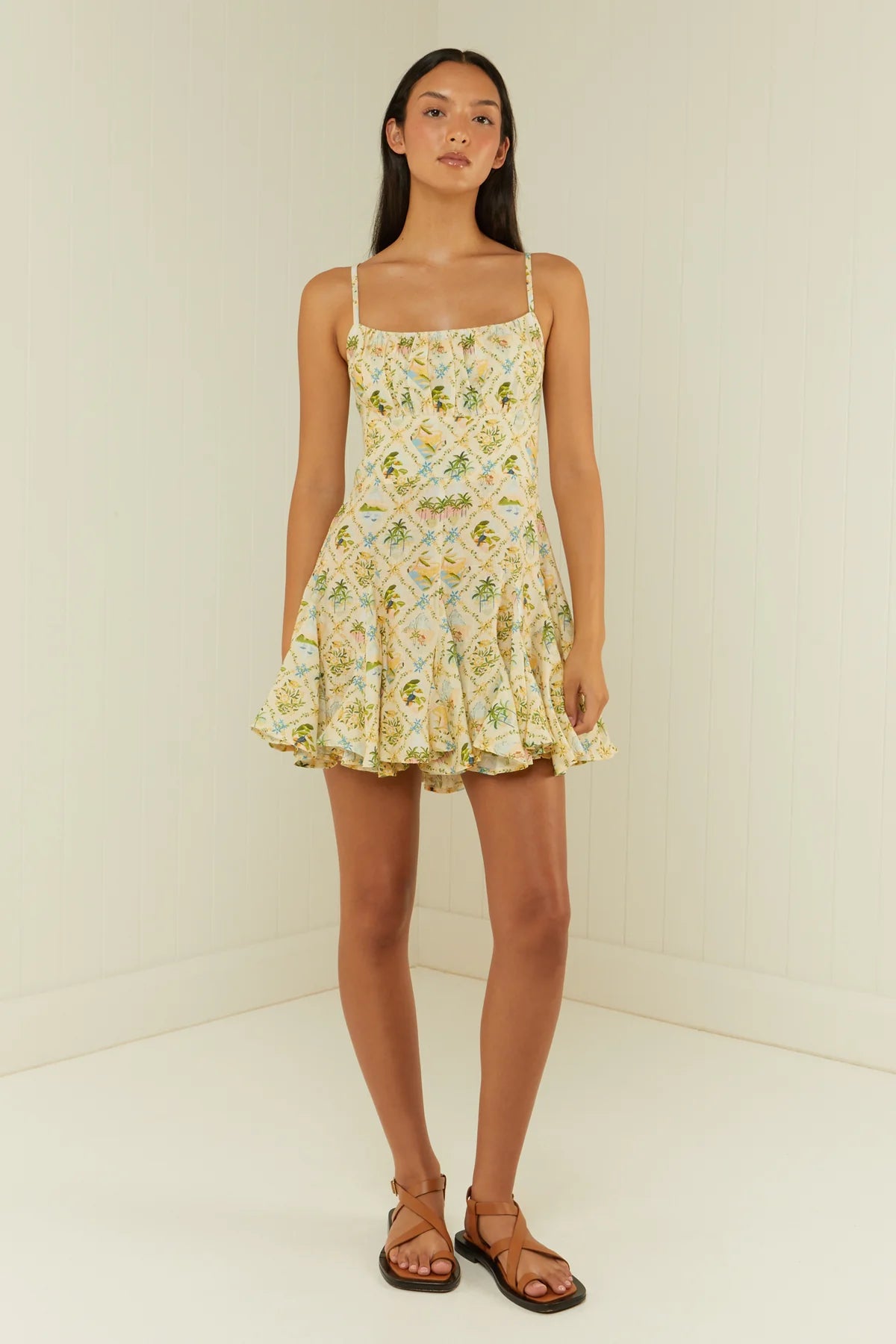 Palm. Noosa Poppy Mini Dress - Honolulu