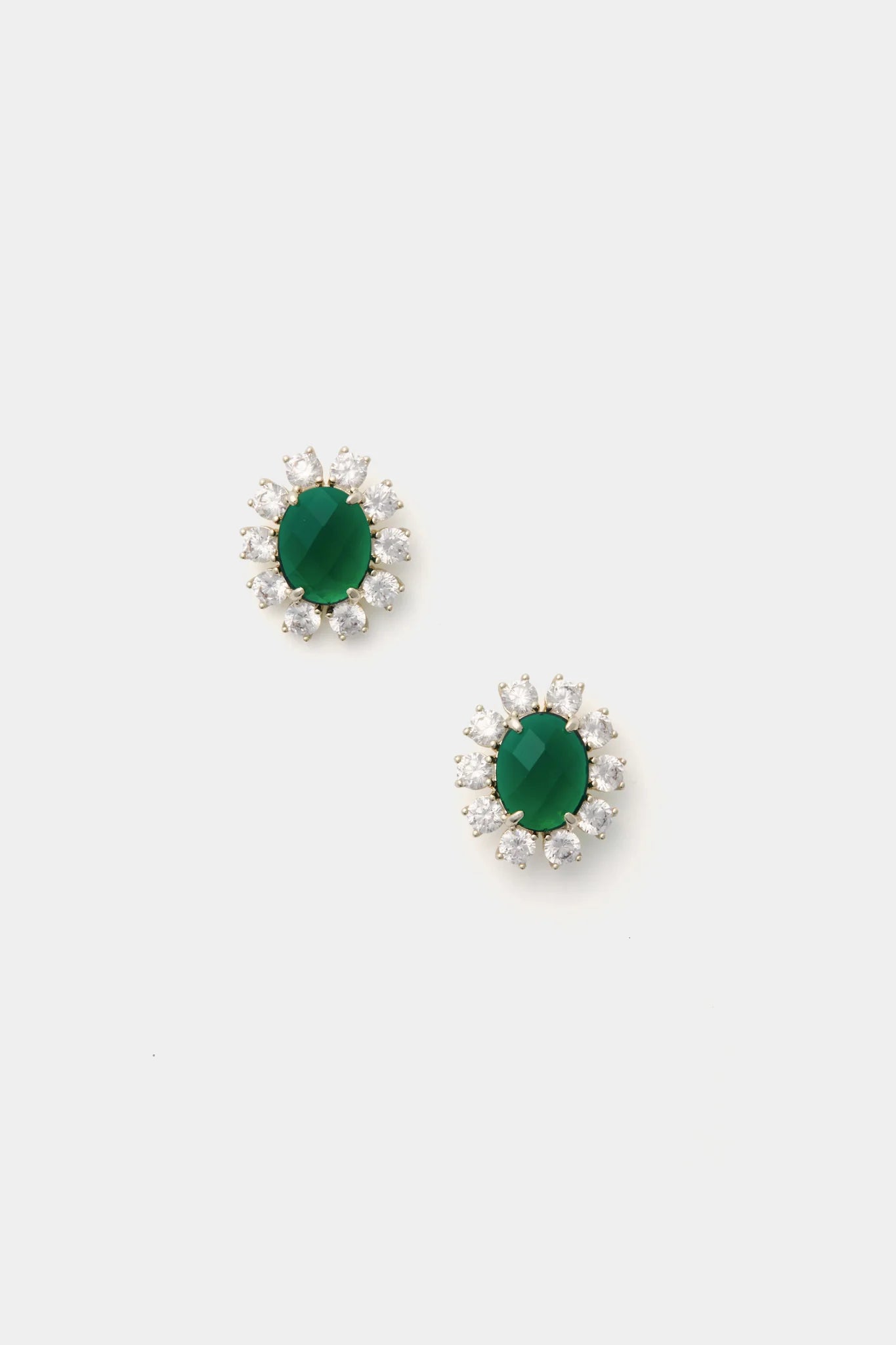 Nicola Bathie Emerald Studs