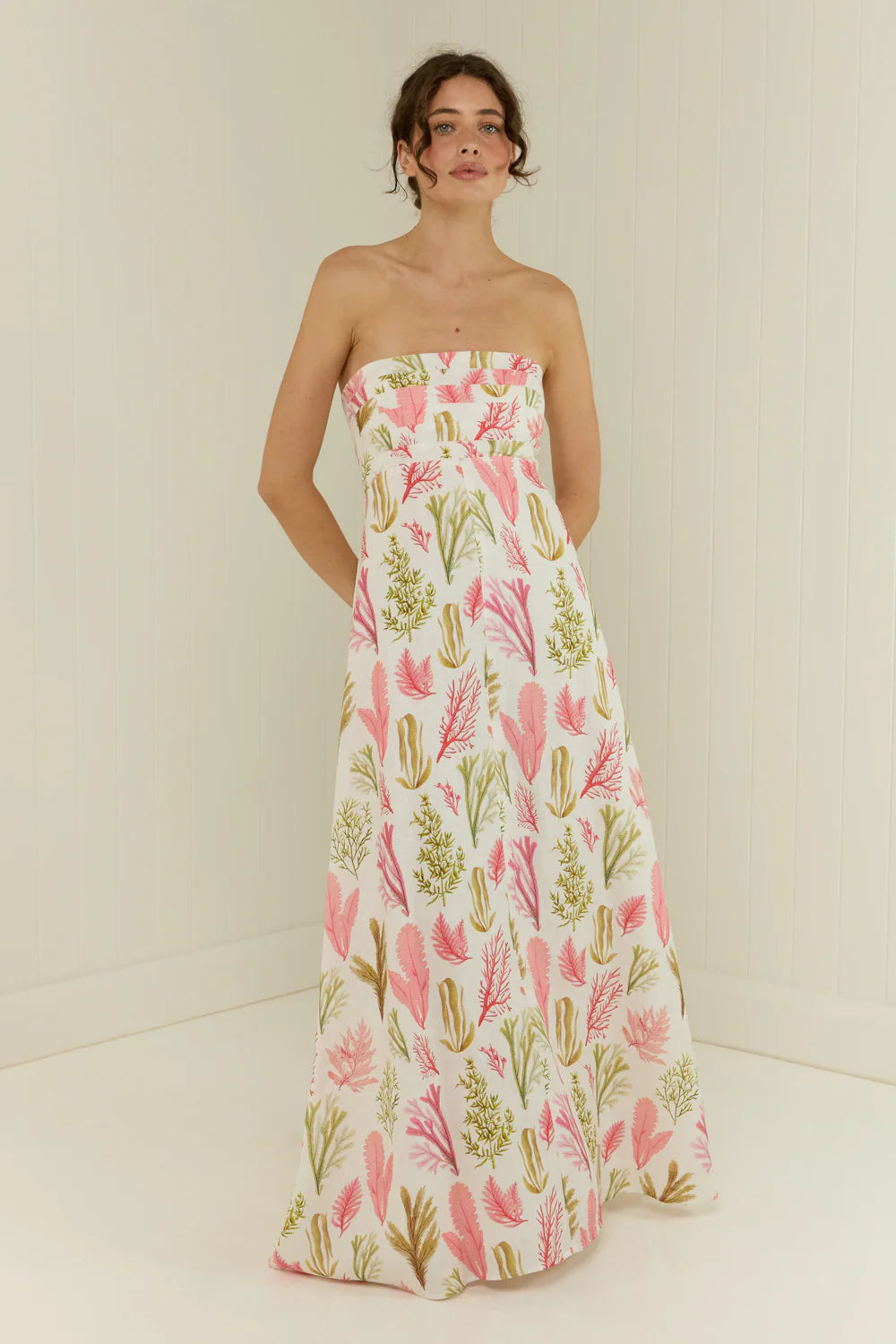 Palm. Noosa Primrose Dress - Sea Garden