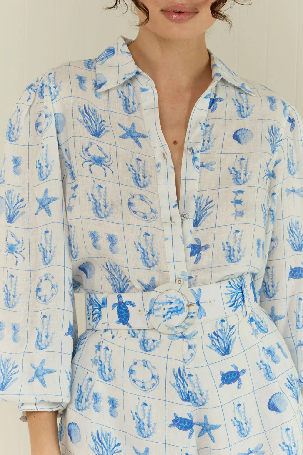 Palm. Noosa Gili Shirt - Chalkies Tile