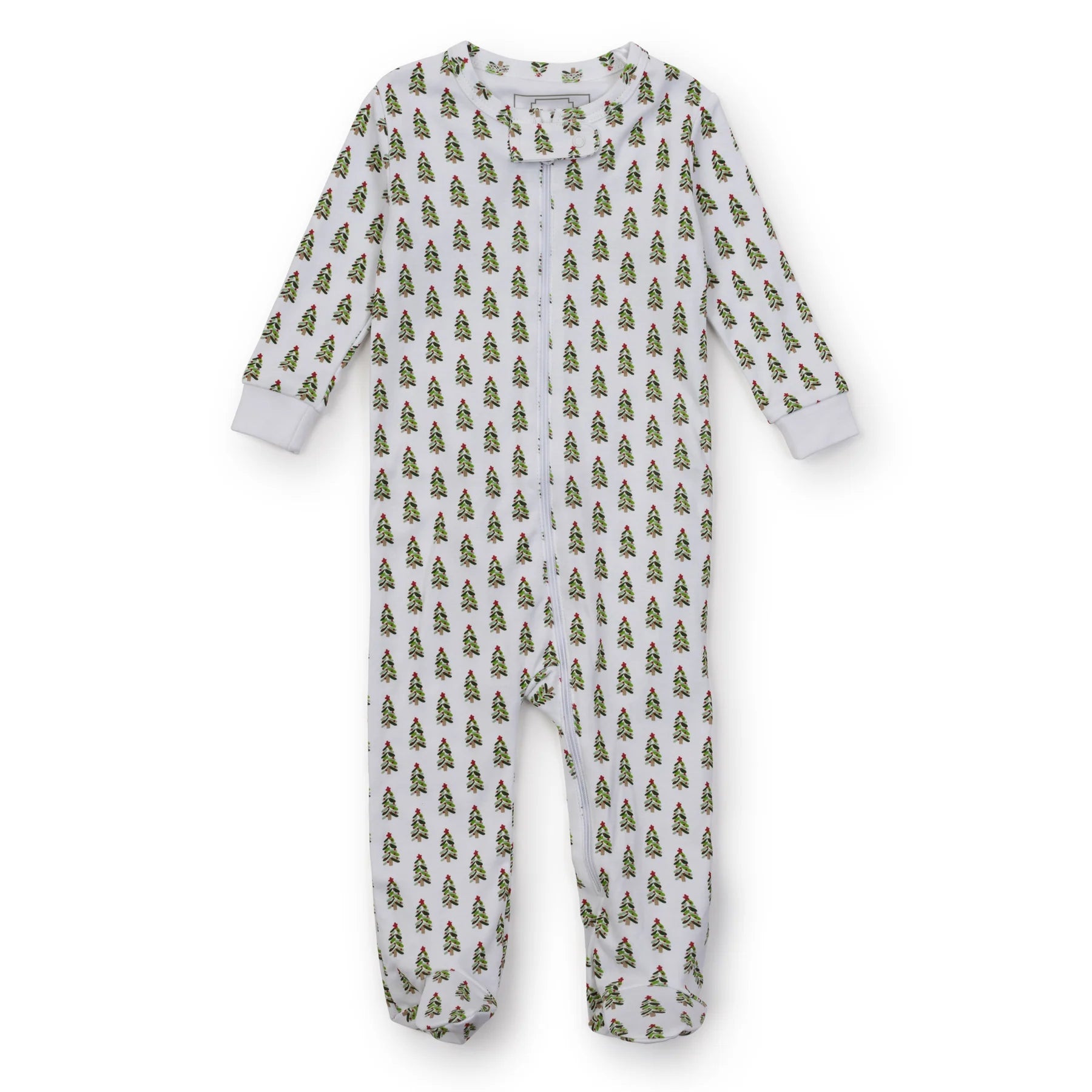 Lila + Hayes Parker Zipper Pajama - Oh Christmas Tree