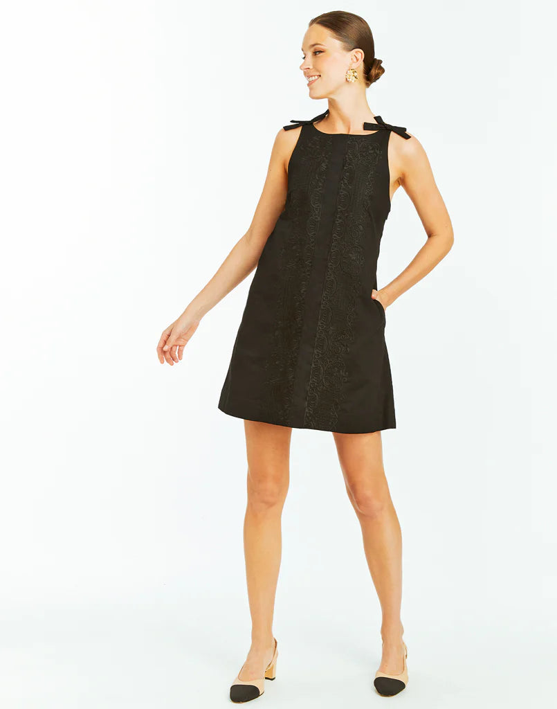 Mestiza Payton Shift Mini Dress - Black