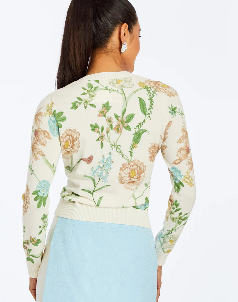 Mestiza Phoebe Crewneck Sweater - Bloom Ivory Multi