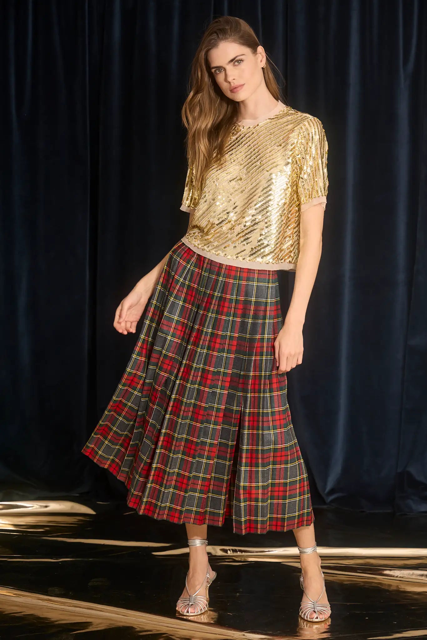 Hunter Bell Dominic Skirt - Bemelmans Plaid