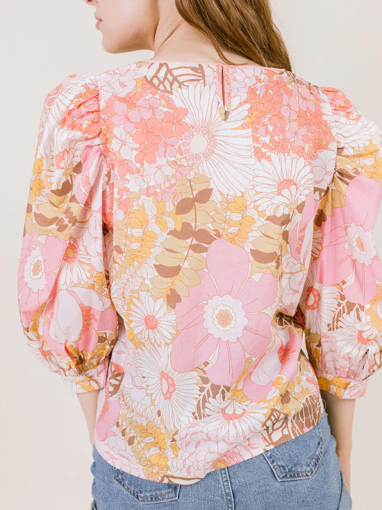 LaRoque Darby Top - Palm Beach Floral