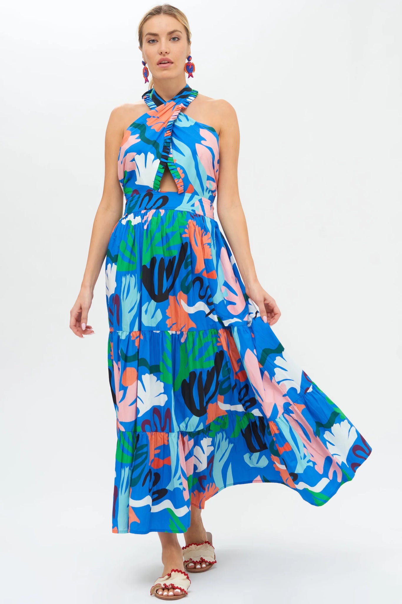 OLIPHANT Cross Front Maxi - Blue Reef