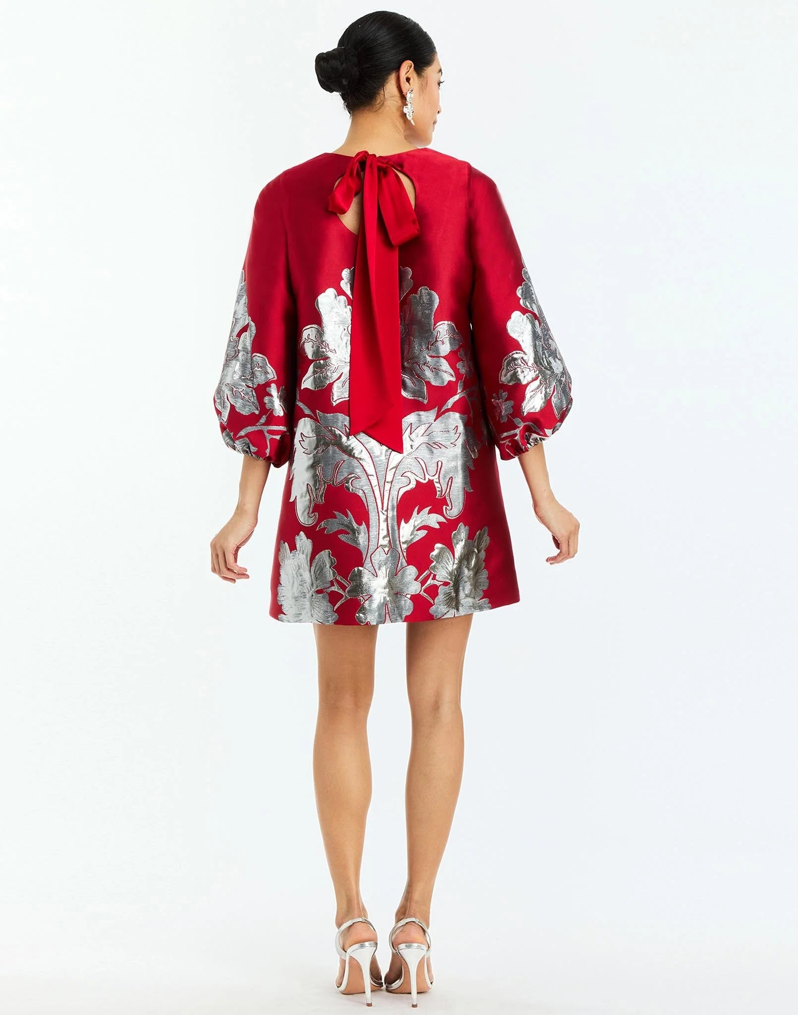 Mestiza Rosanna Mini Dress - Burgundy Arbor