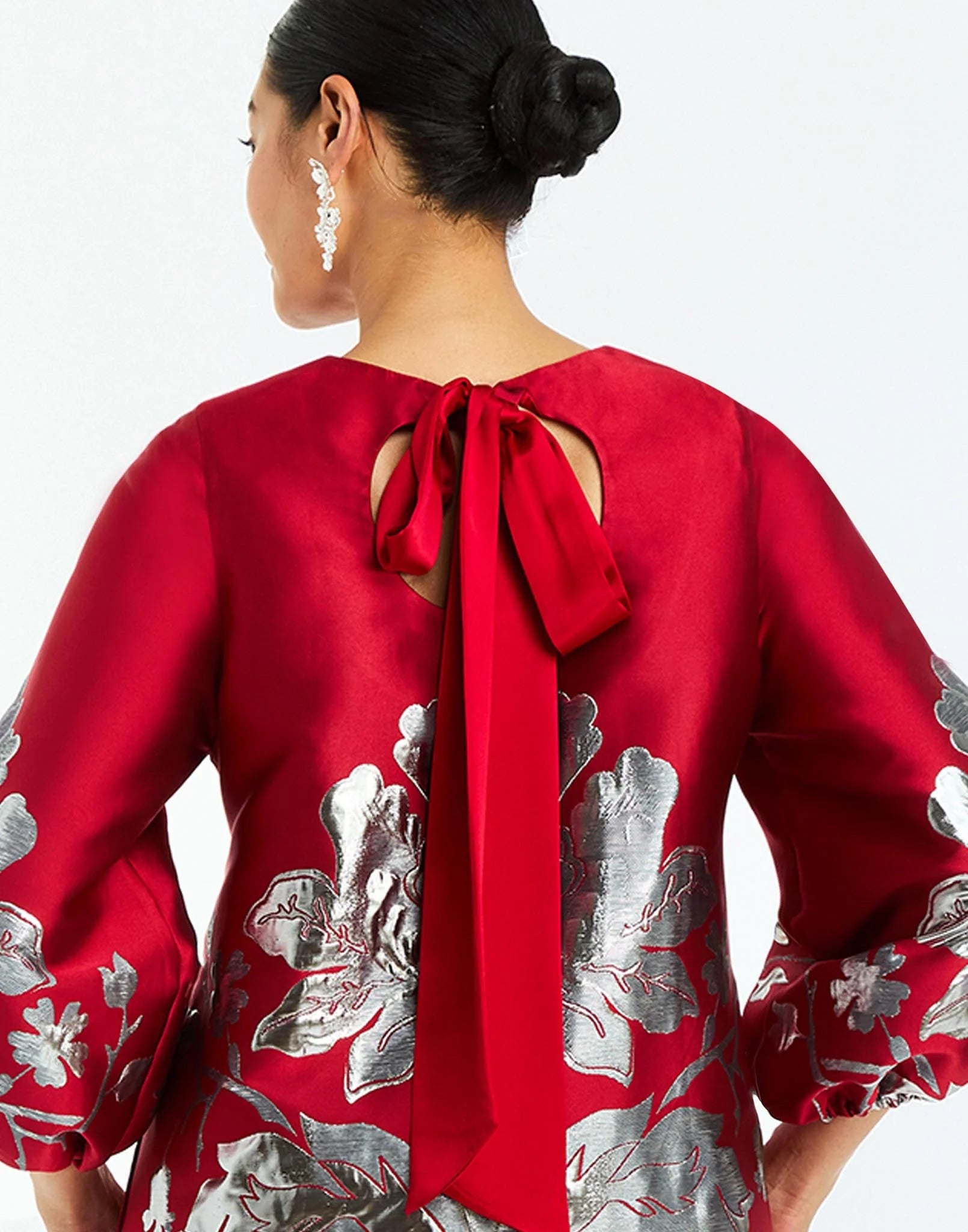 Mestiza Rosanna Mini Dress - Burgundy Arbor