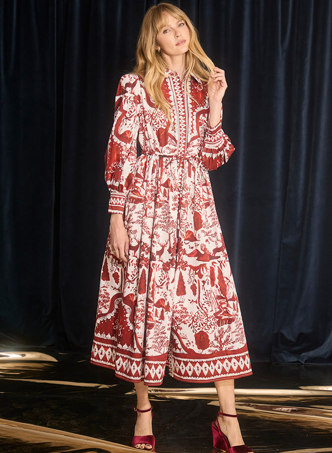 Hunter Bell Rosie Dress - Central Park Toile