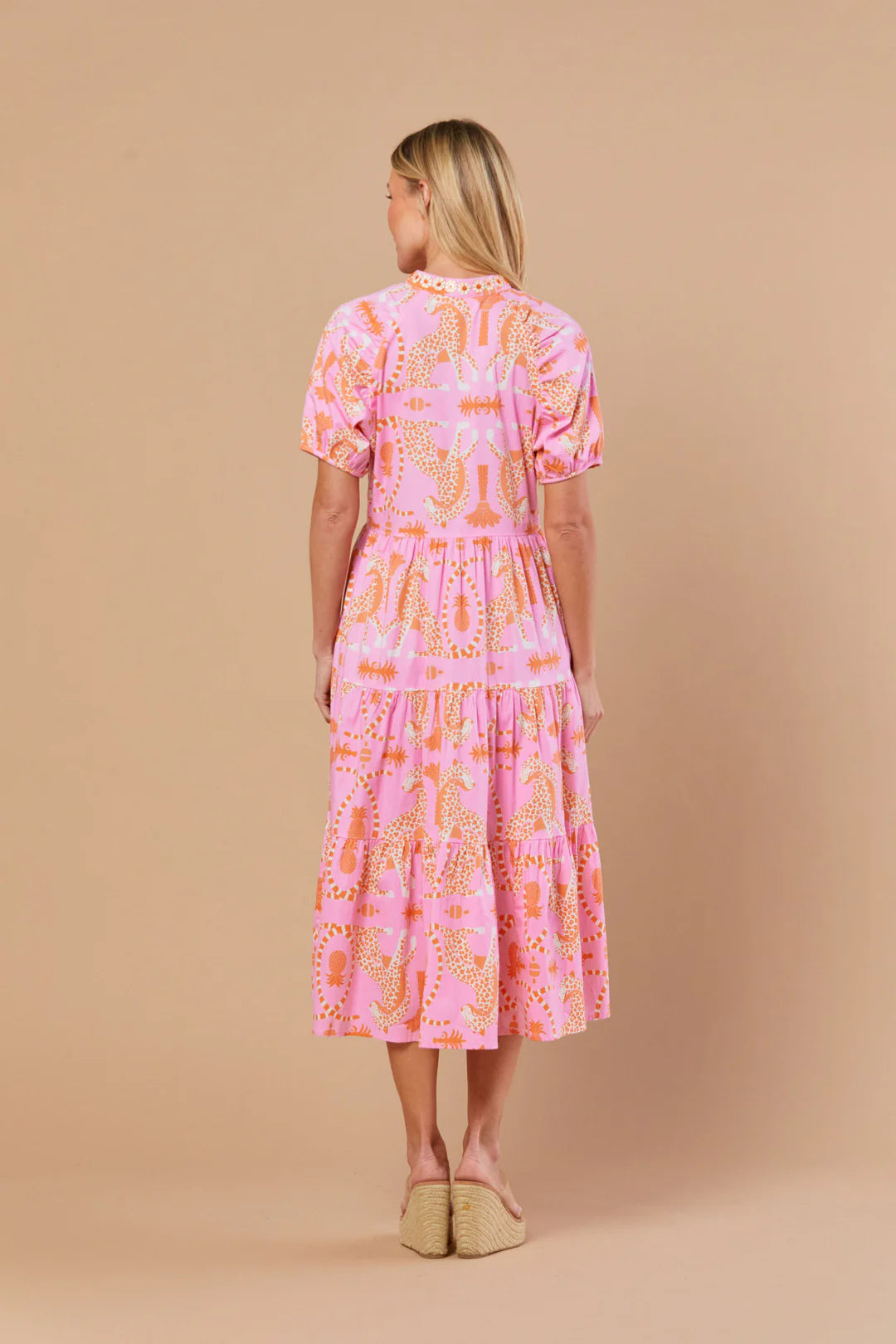 Sheridan French Kimbell Dress - Apricot Prowess