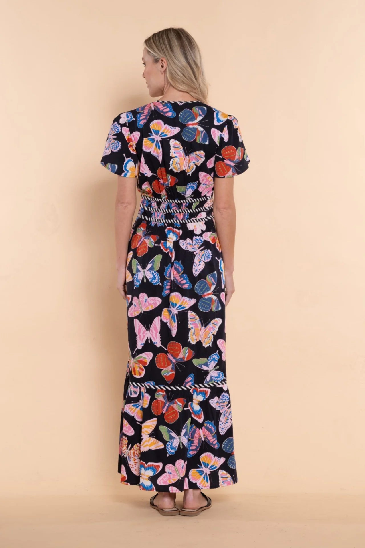 Sheridan French Eloise Dress - Midnight Mariposa