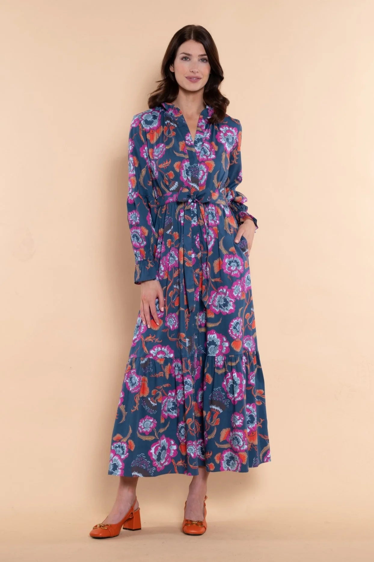 Sheridan French Britt Dress - Twilight Flora