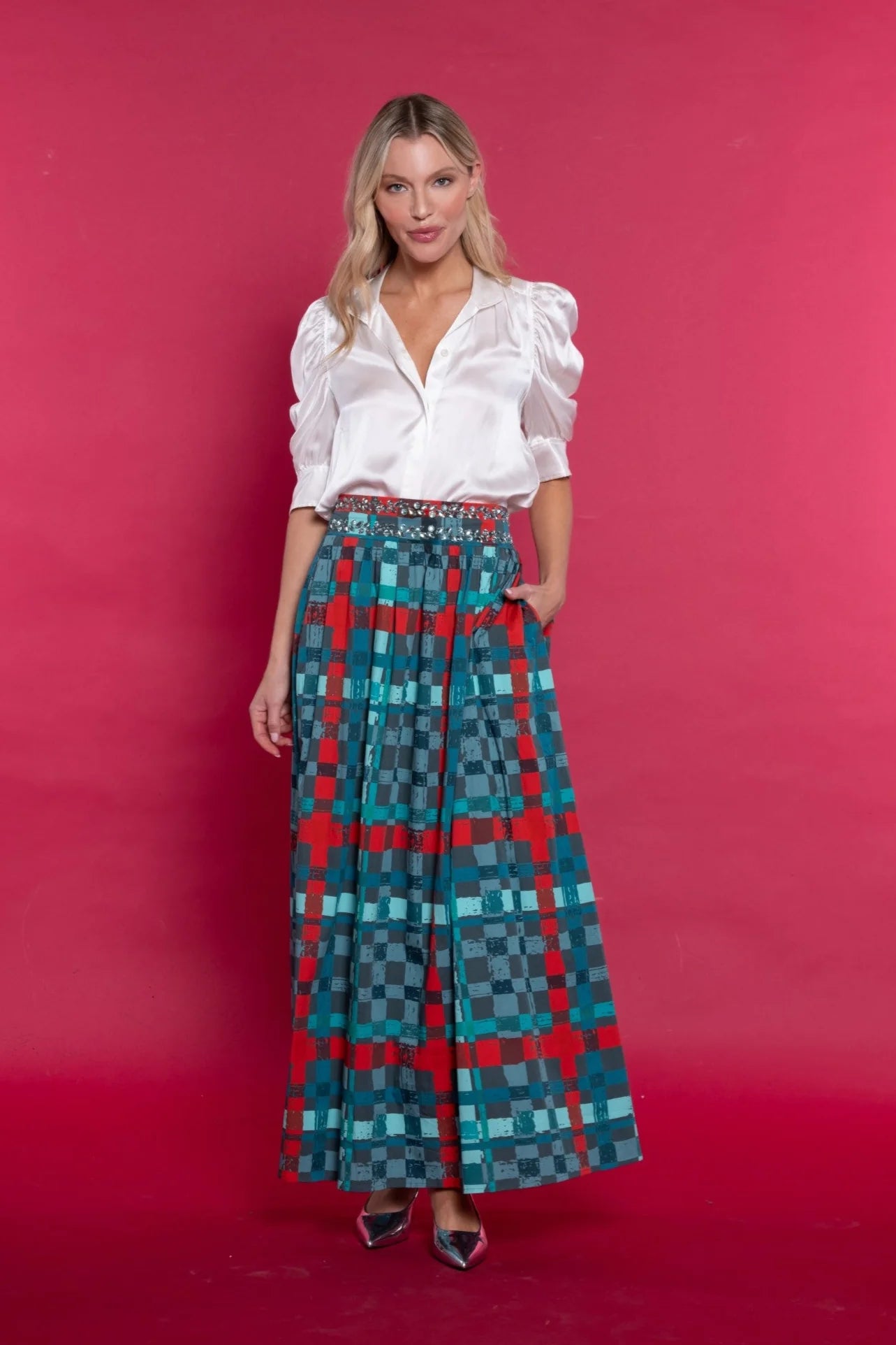 Sheridan French Wesley Skirt - Holly Tartan