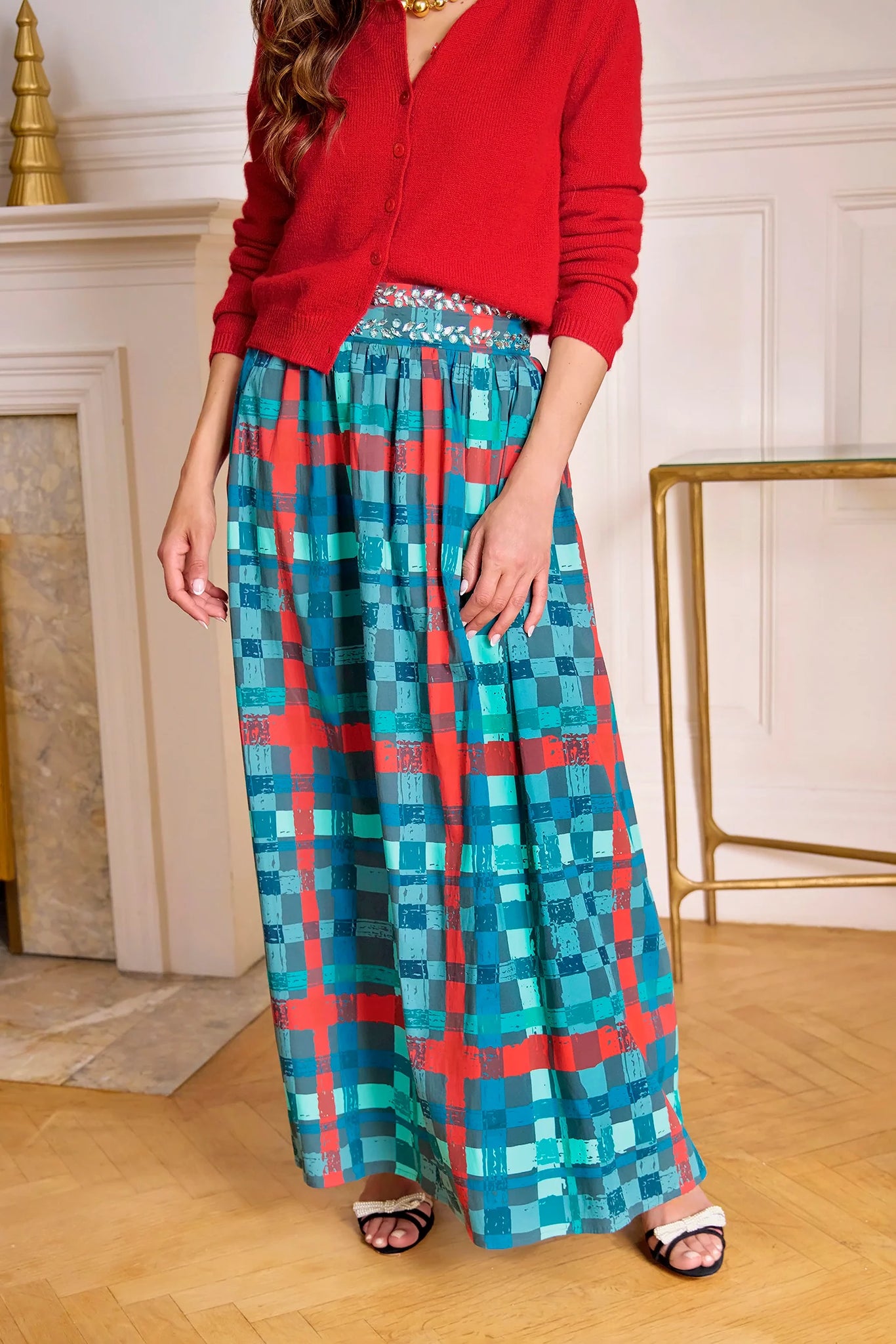 Sheridan French Wesley Skirt - Holly Tartan