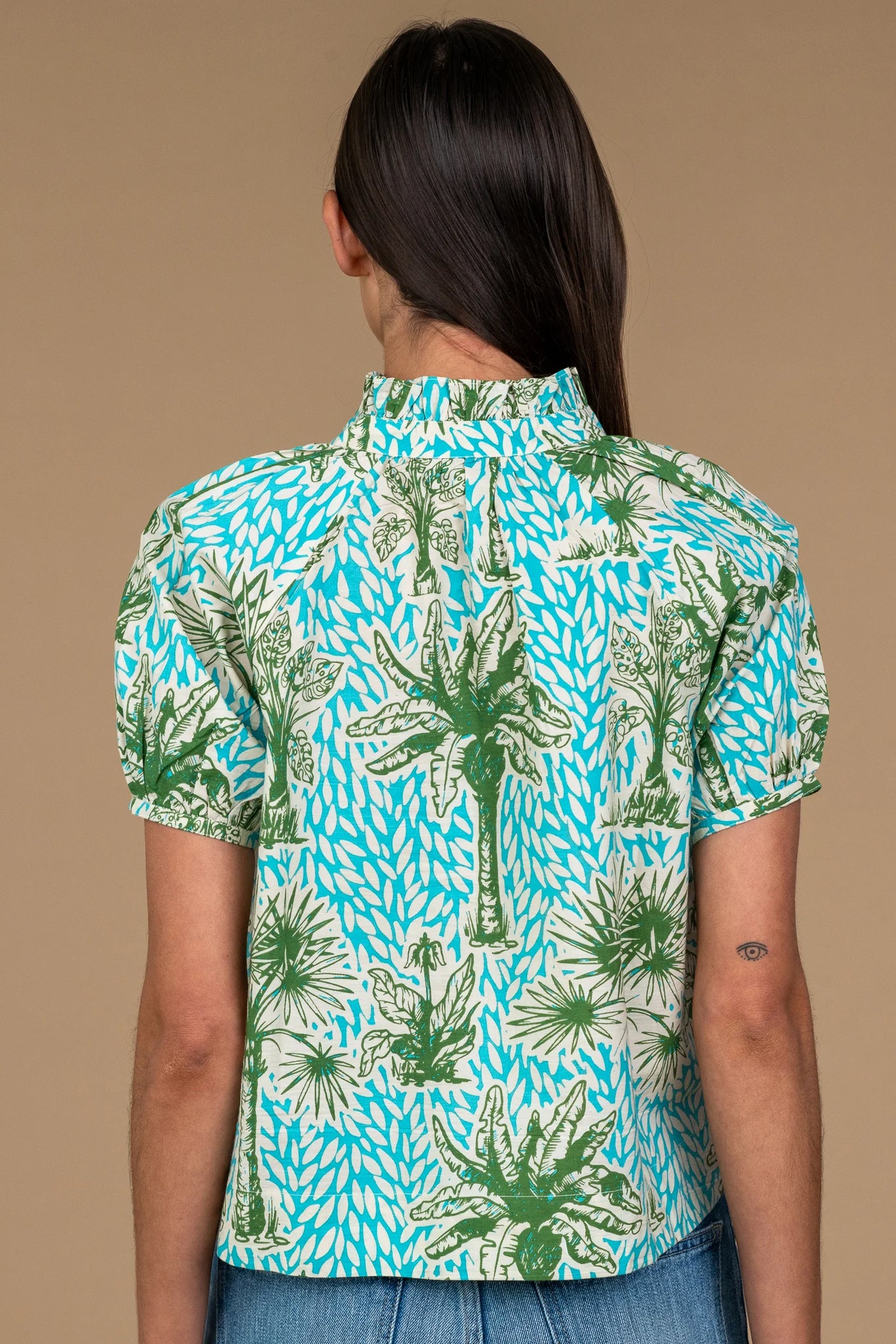 Olivia James Elizabeth Top - Island Palm