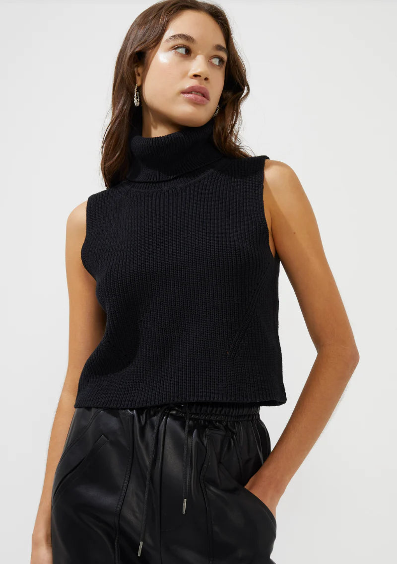 French Connection Mozart Cropped Sleeveless Jumper