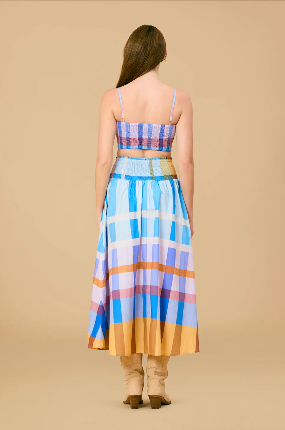 Olivia By Livro Georgia Skirt - Shetland Check