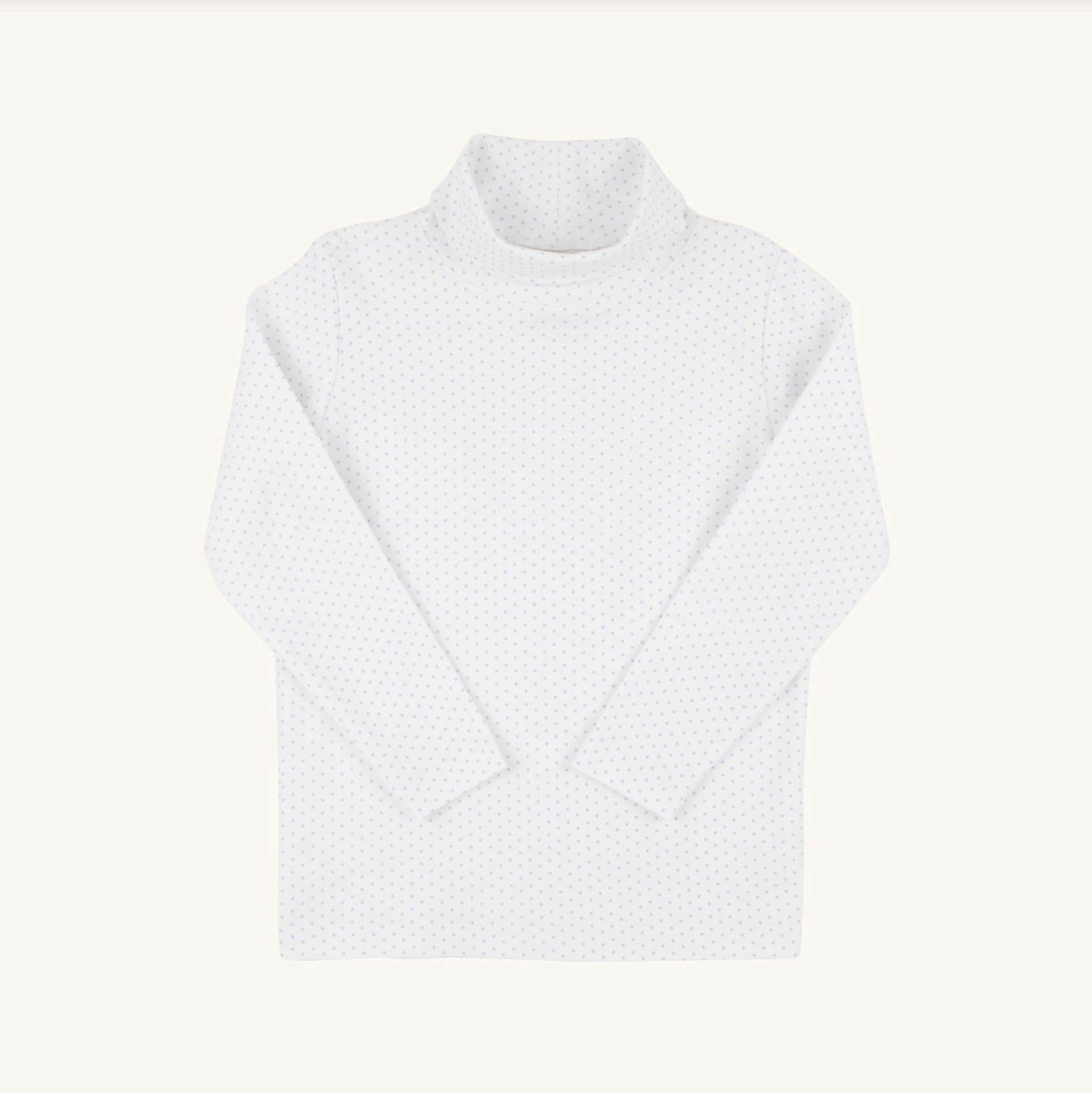 The Beaufort Bonnet Company Tatum's Turtleneck Onesie - Beale Street Blue Microdot