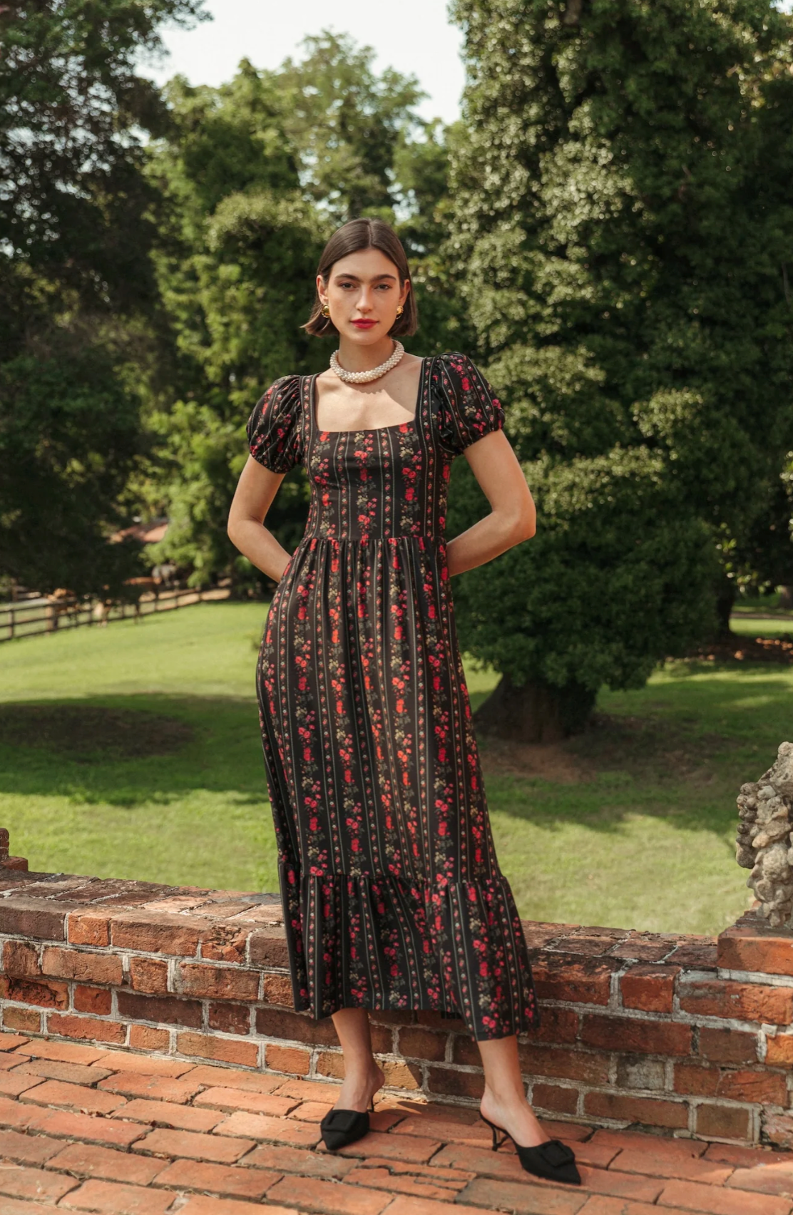 Smith & Quinn Cornelia Dress - Onyx Garden