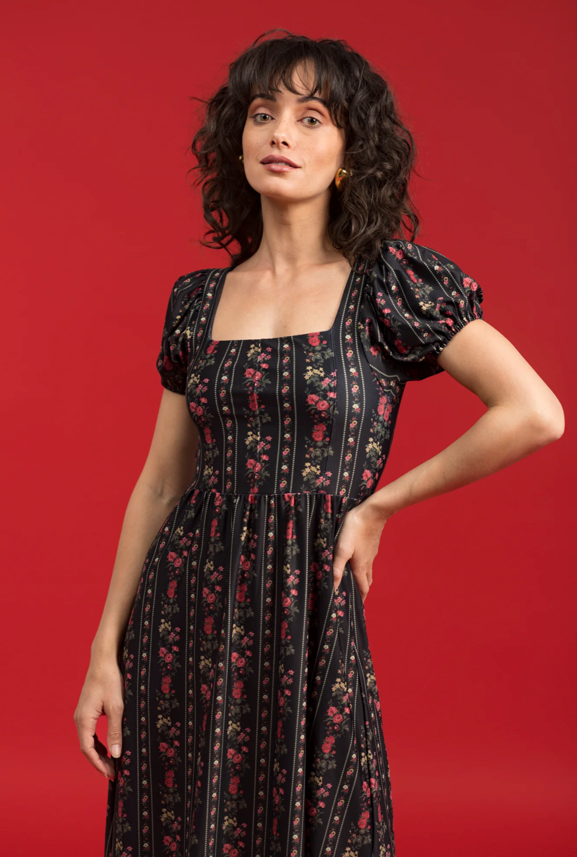 Smith & Quinn Cornelia Dress - Onyx Garden