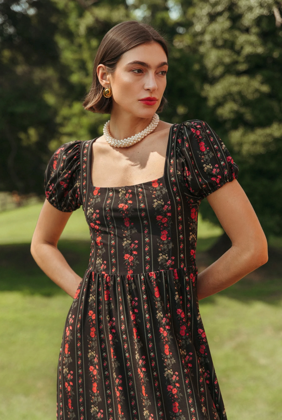Smith & Quinn Cornelia Dress - Onyx Garden