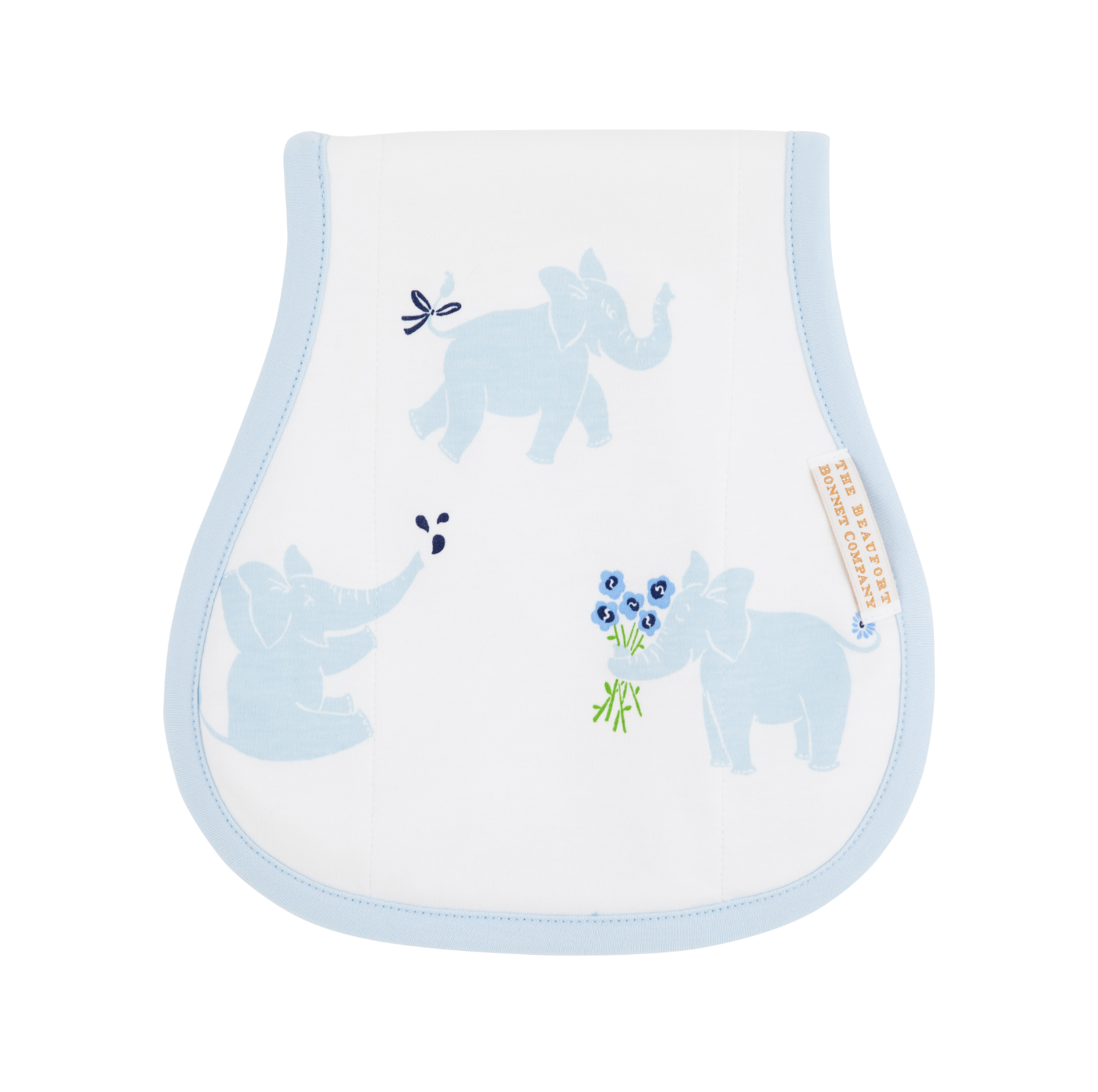 The Beaufort Bonnet Company Oopsie Daisy Burp Cloth - Precious Peanut