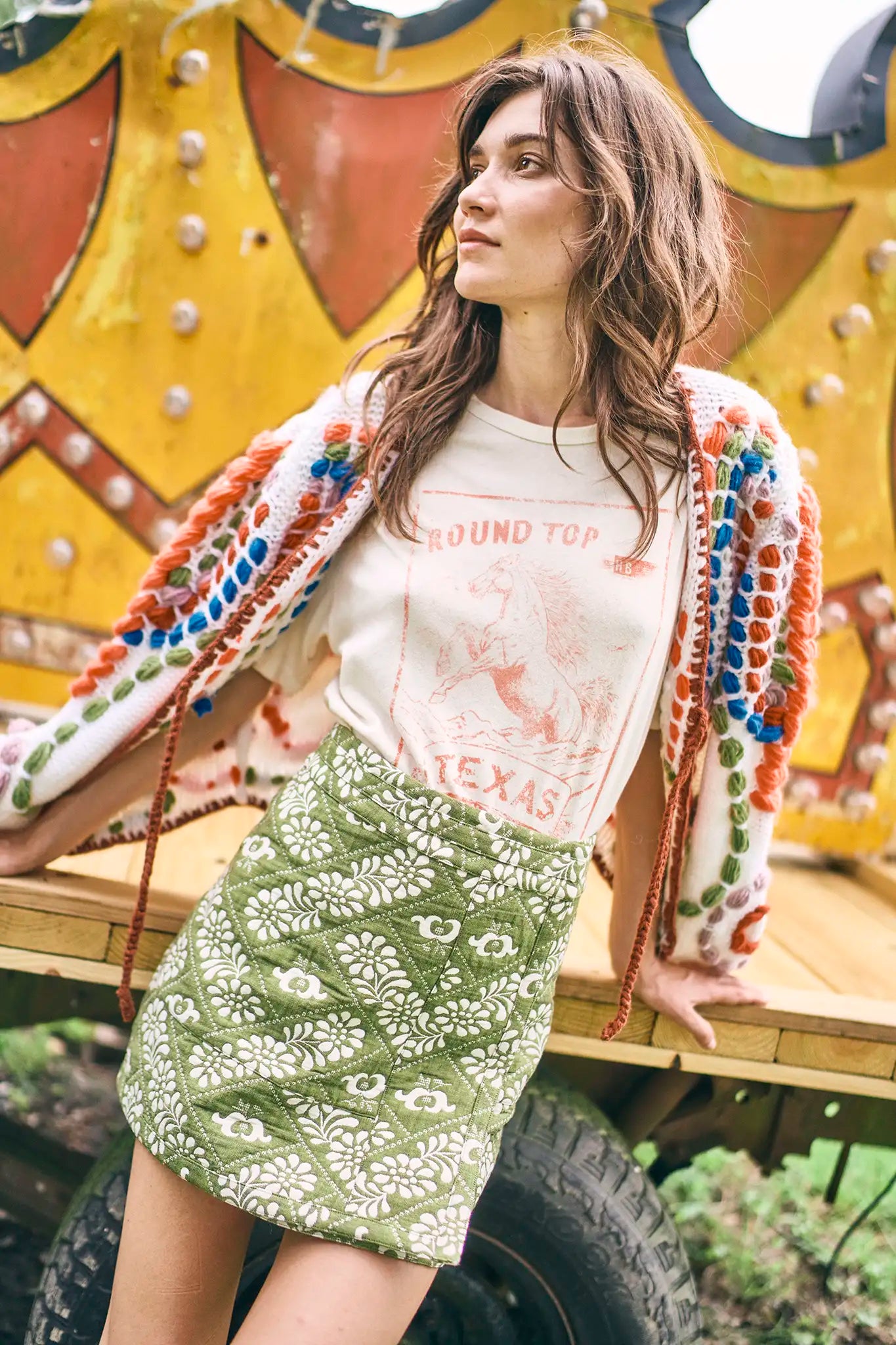 Hunter Bell Short Sleeve Tee - Rodeo