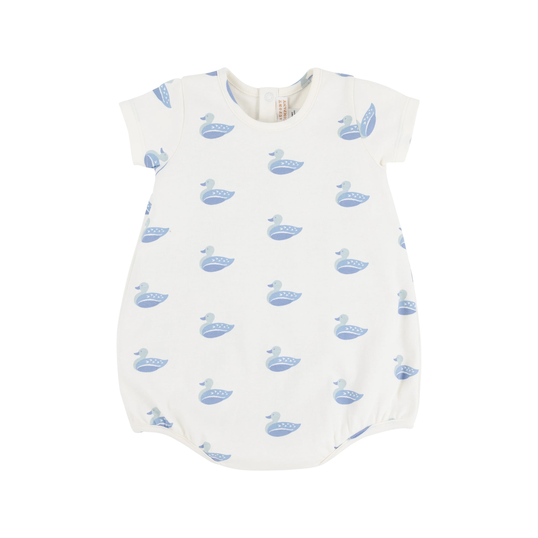 The Beaufort Bonnet Company Short Sleeve Patton Play Bubble - Merimack Quack Quacks
