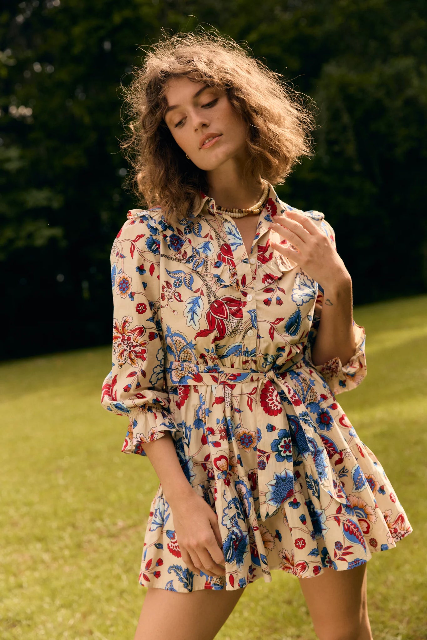 Olivia By Livro Dale Dress - Chestnut Chintz