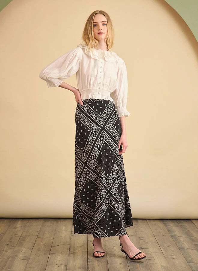 Hunter Bell Suki Skirt - Aces Wild Black