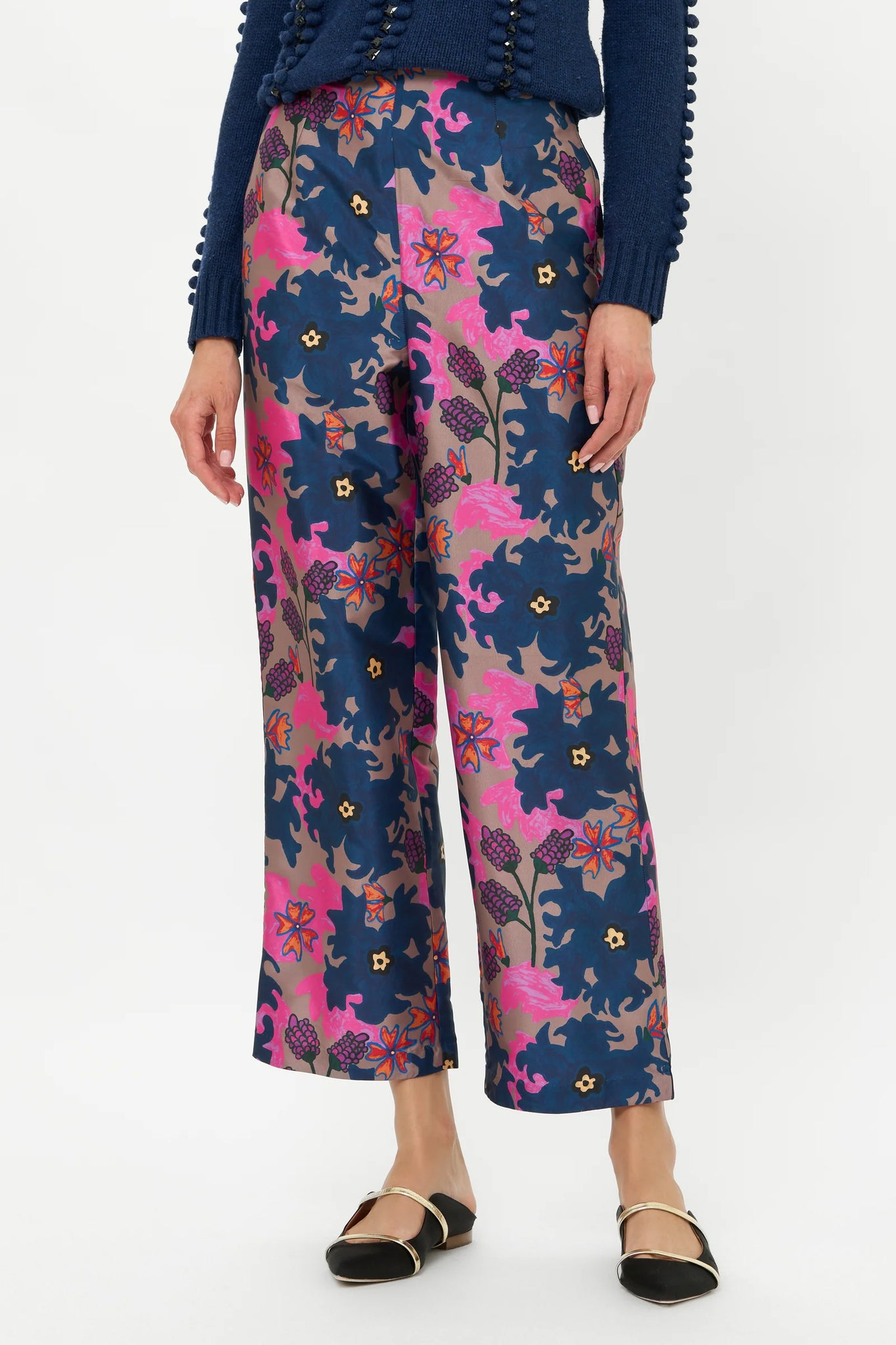Oliphant Valentina Pant - Suzani Navy