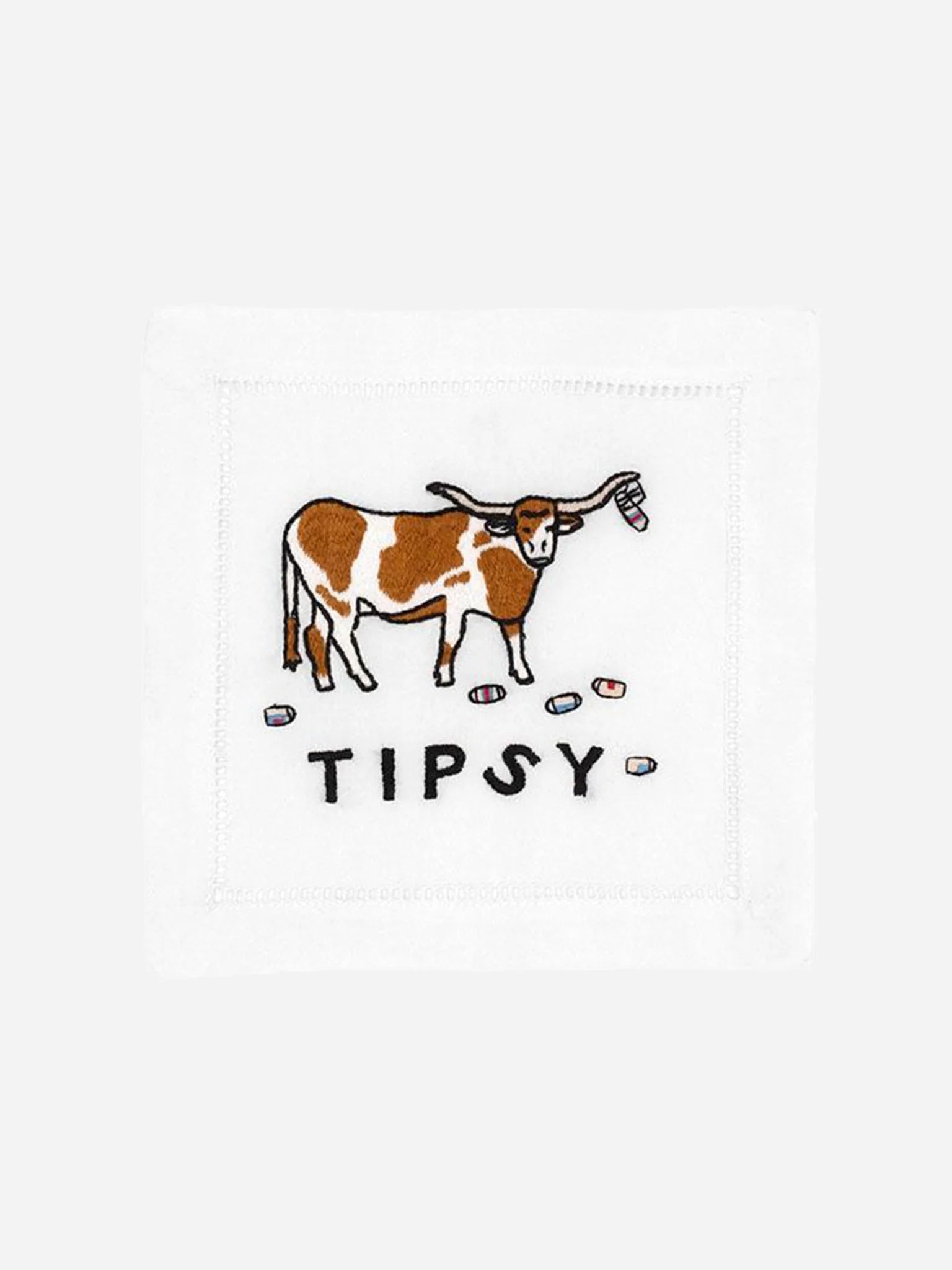 August Morgan Tipsy Cow Cocktail Napkin