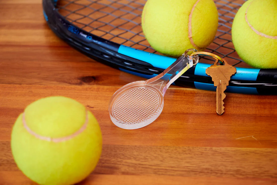 Tara Wilson Designs Keychain - Tennis Racquet