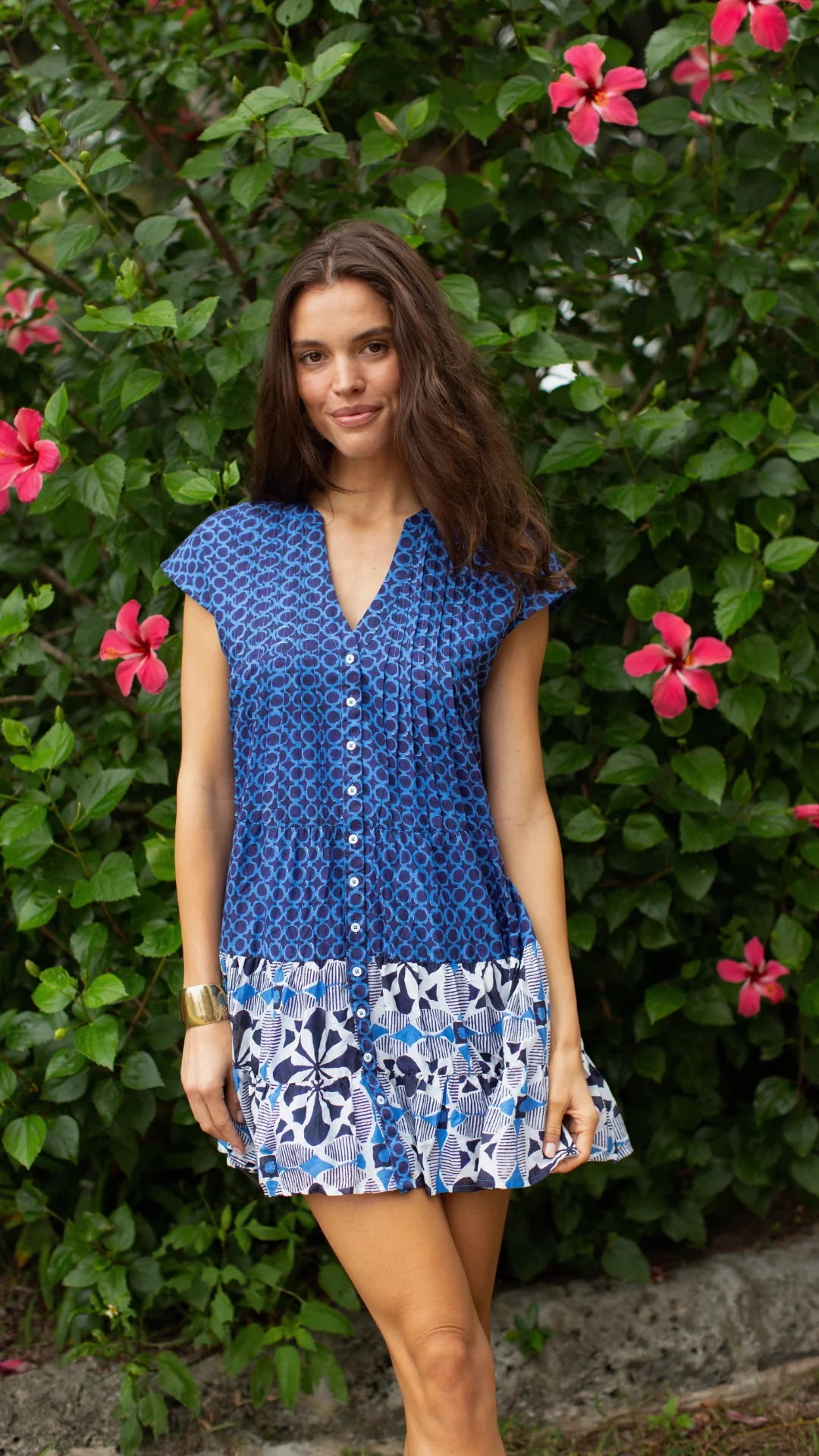 Marea Mackenzie Dress - Blue Porto