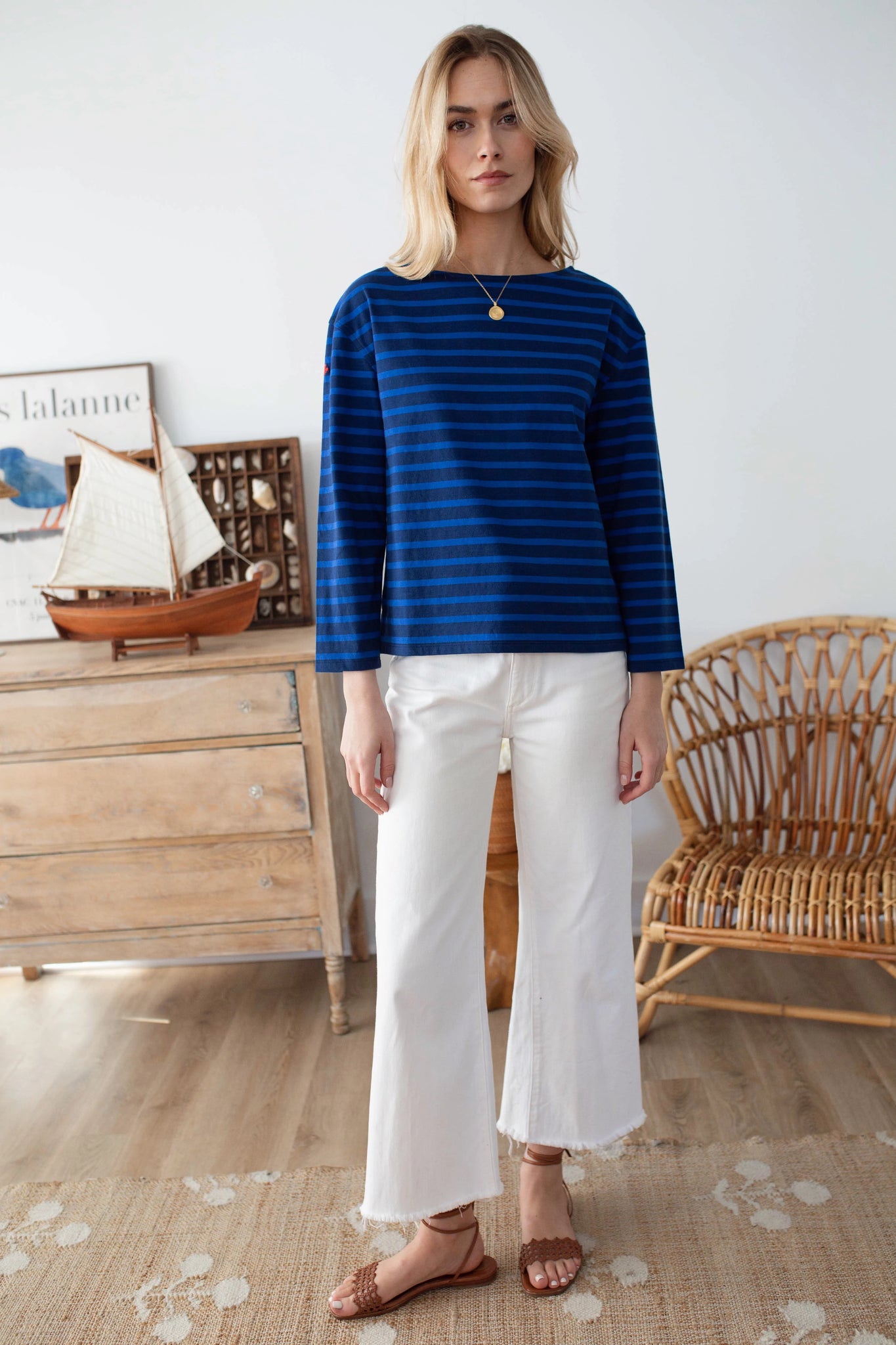 Marea Long Sleeve Mariner - Tidal Blue/Navy