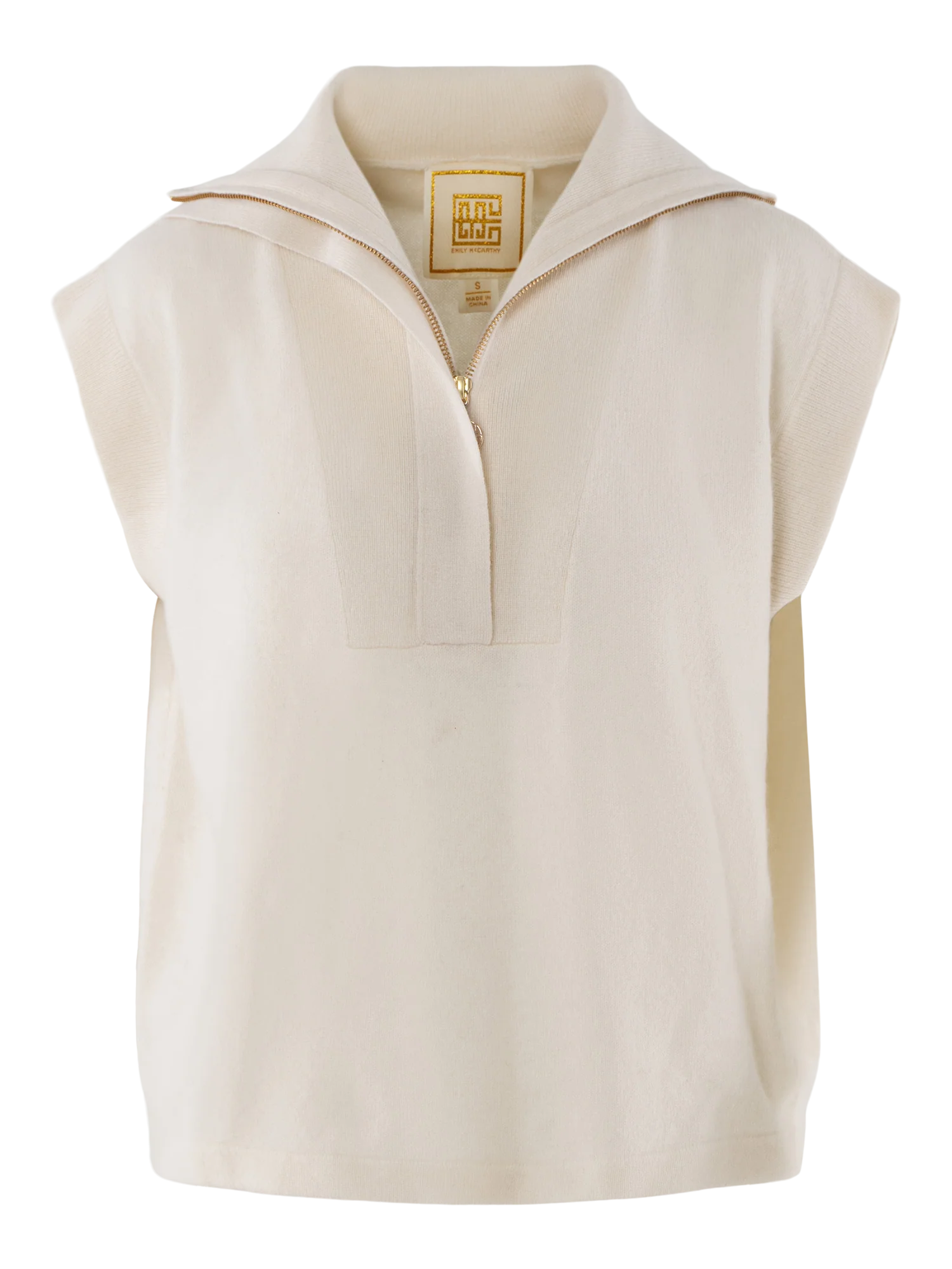 Emily McCarthy Poppy Pullover Vest - Eggnog