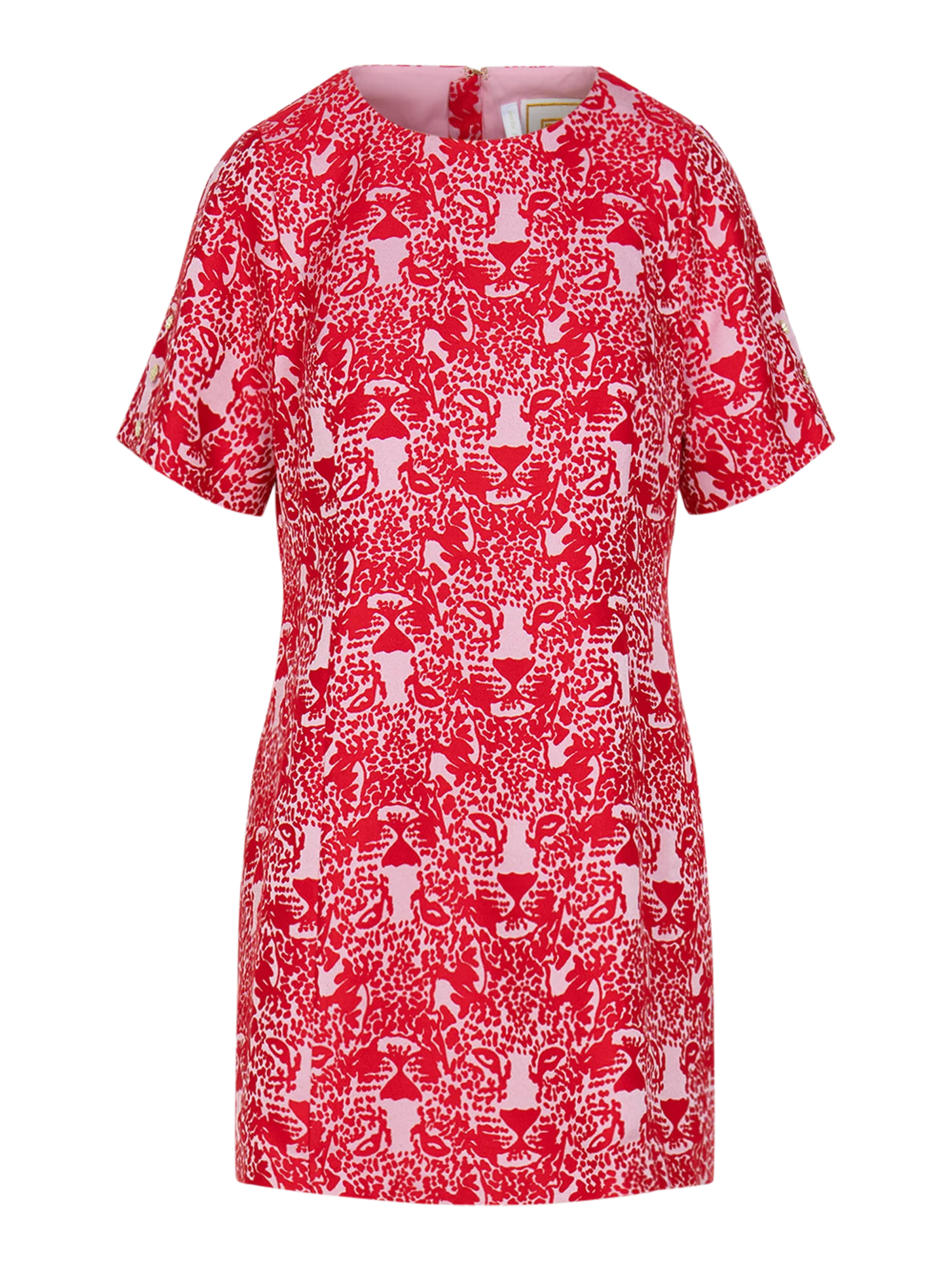 Emily McCarthy Royale Shift Dress - Cheeky Cheetah