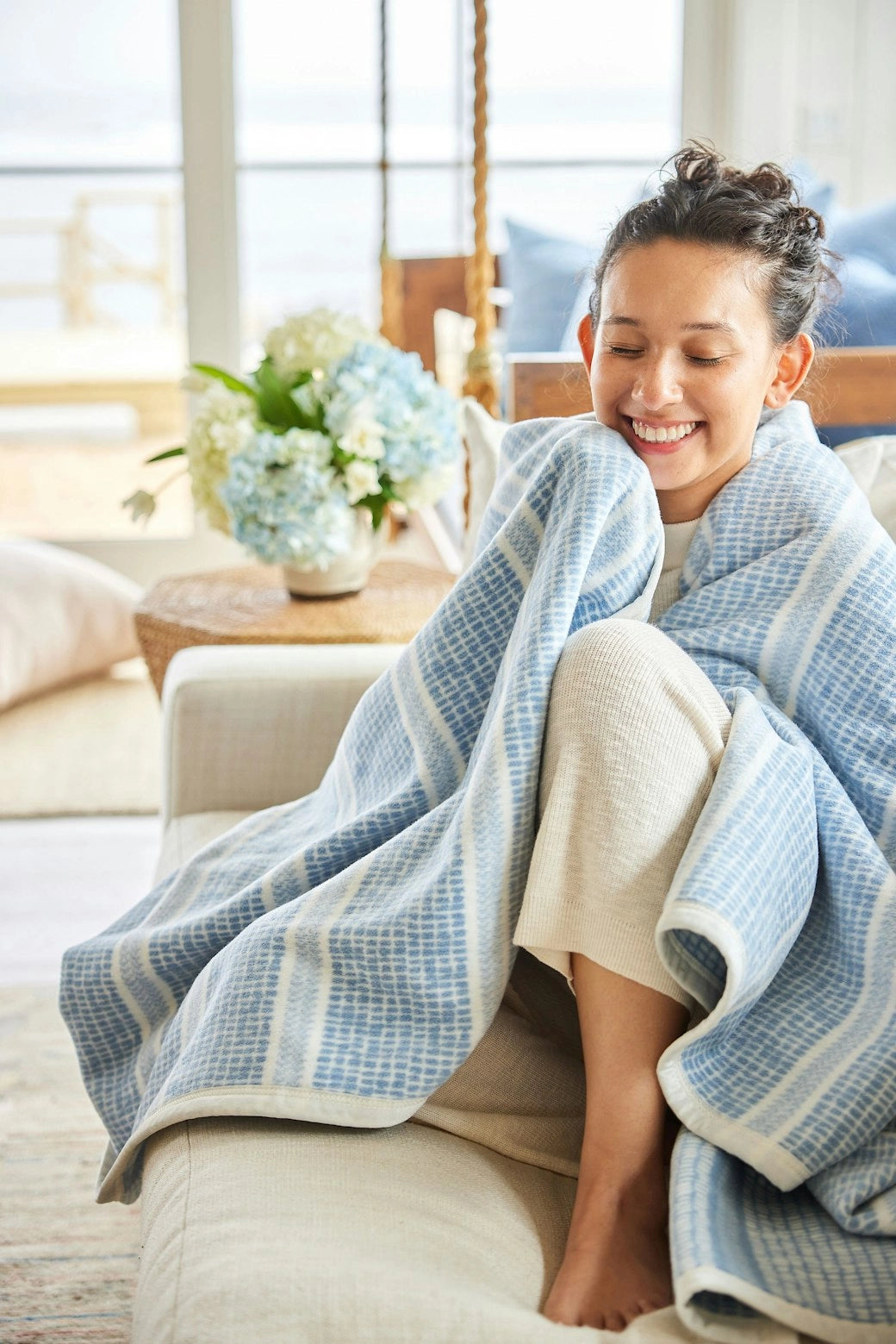 ChappyWrap Market Stripe Fog Blanket - Original Size