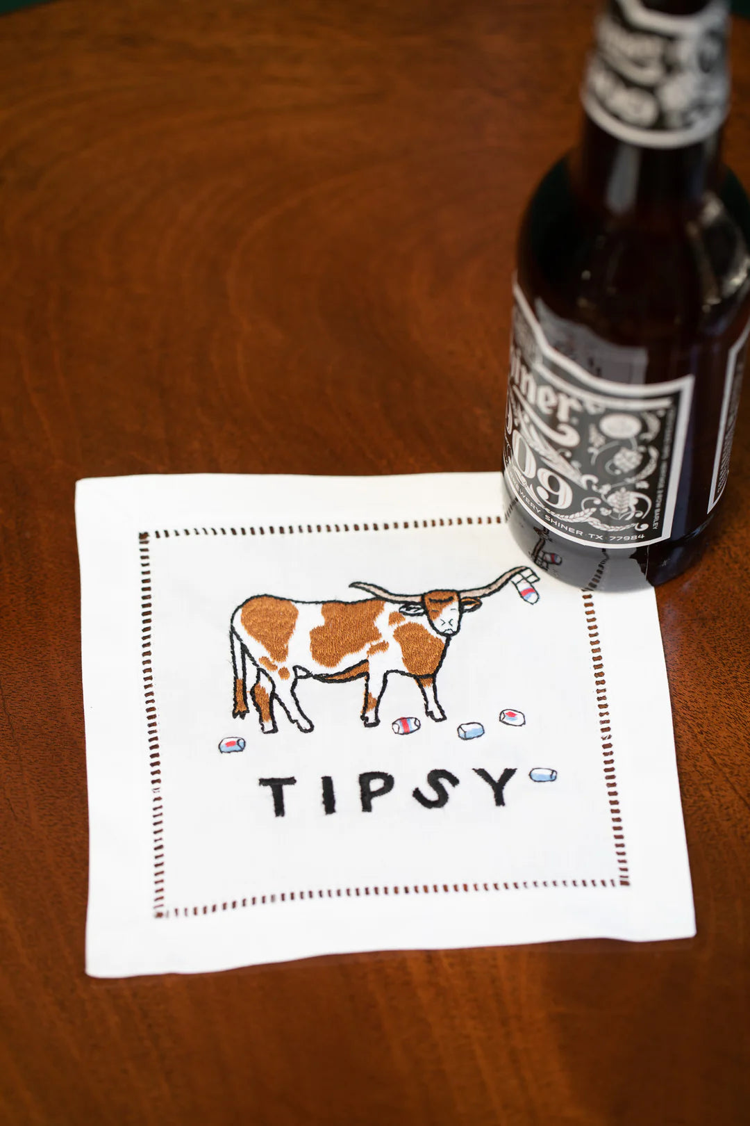 August Morgan Tipsy Cow Cocktail Napkin