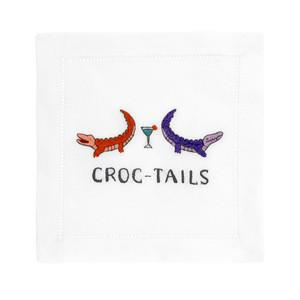 August Morgan Croc-Tails Cocktail Napkin