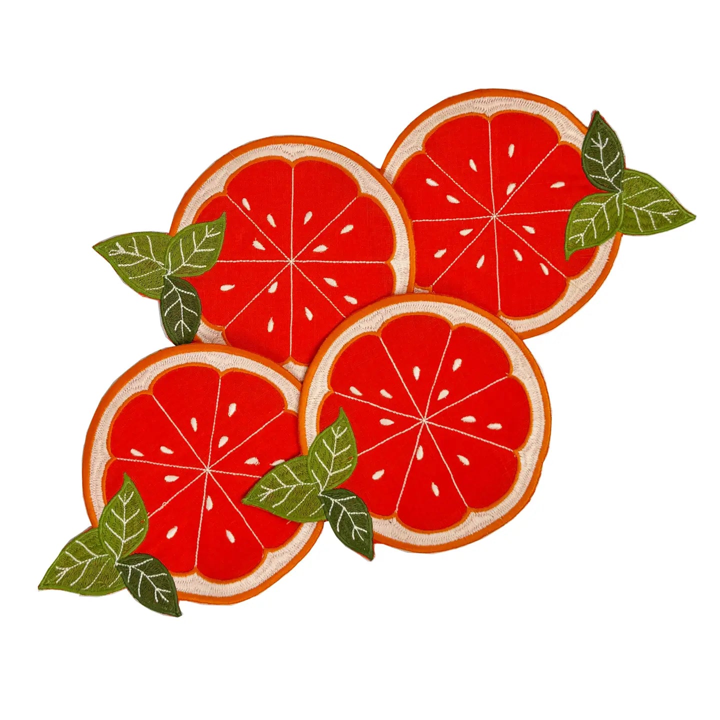 Biscuit Home Orange Slice Cocktail Napkins
