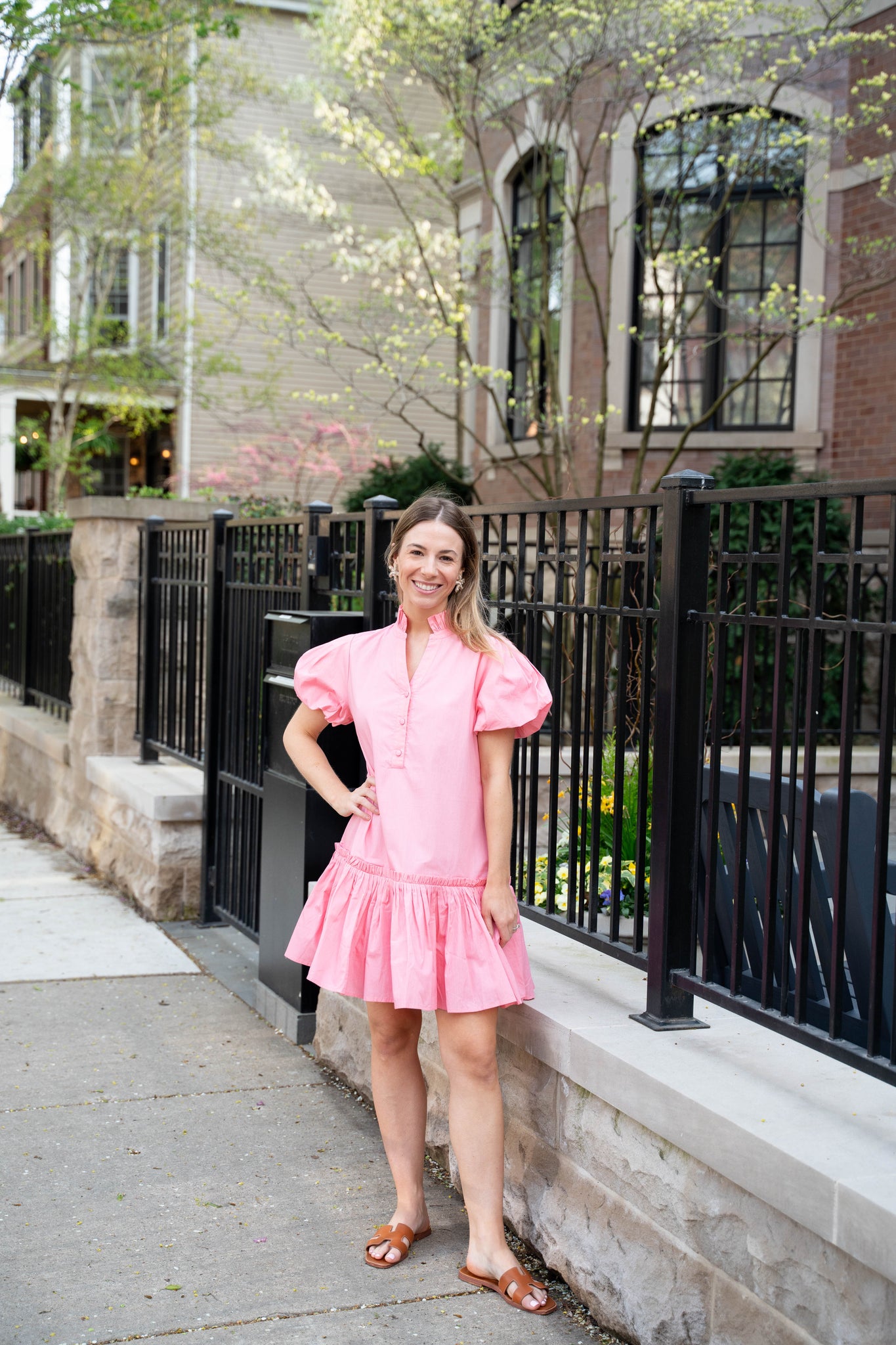Double A Gia Dress - Peony