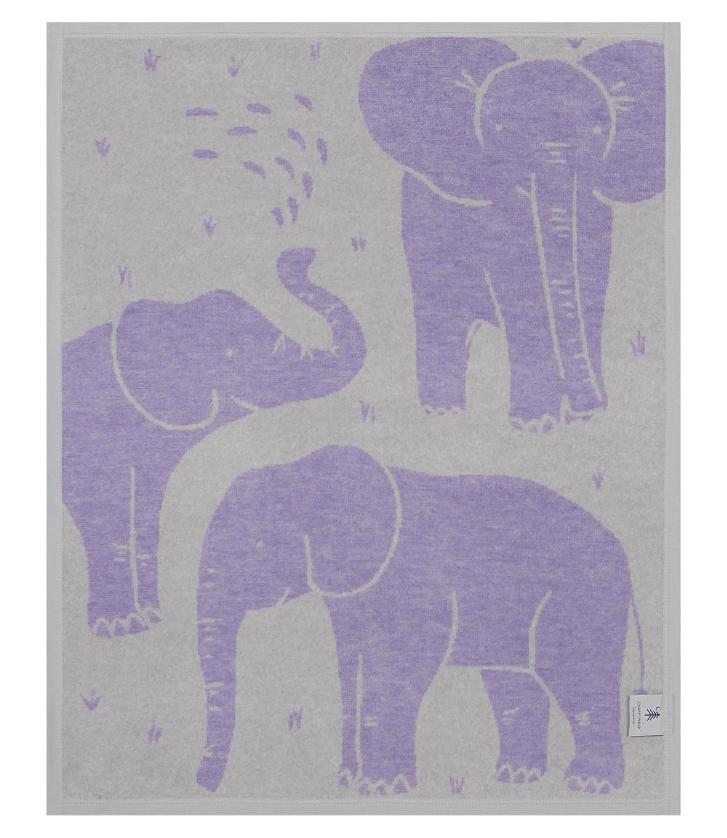 ChappyWrap Elephant Parade Mini Blanket