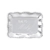 Beatriz Ball Organic Pearl Rectangular Engraved Tray - 'Time to Mahj!'
