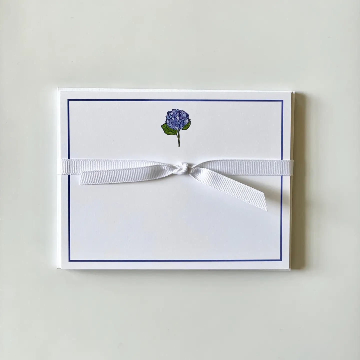 Georgetown Paperie Hydrangea Blue Flat Note Cards