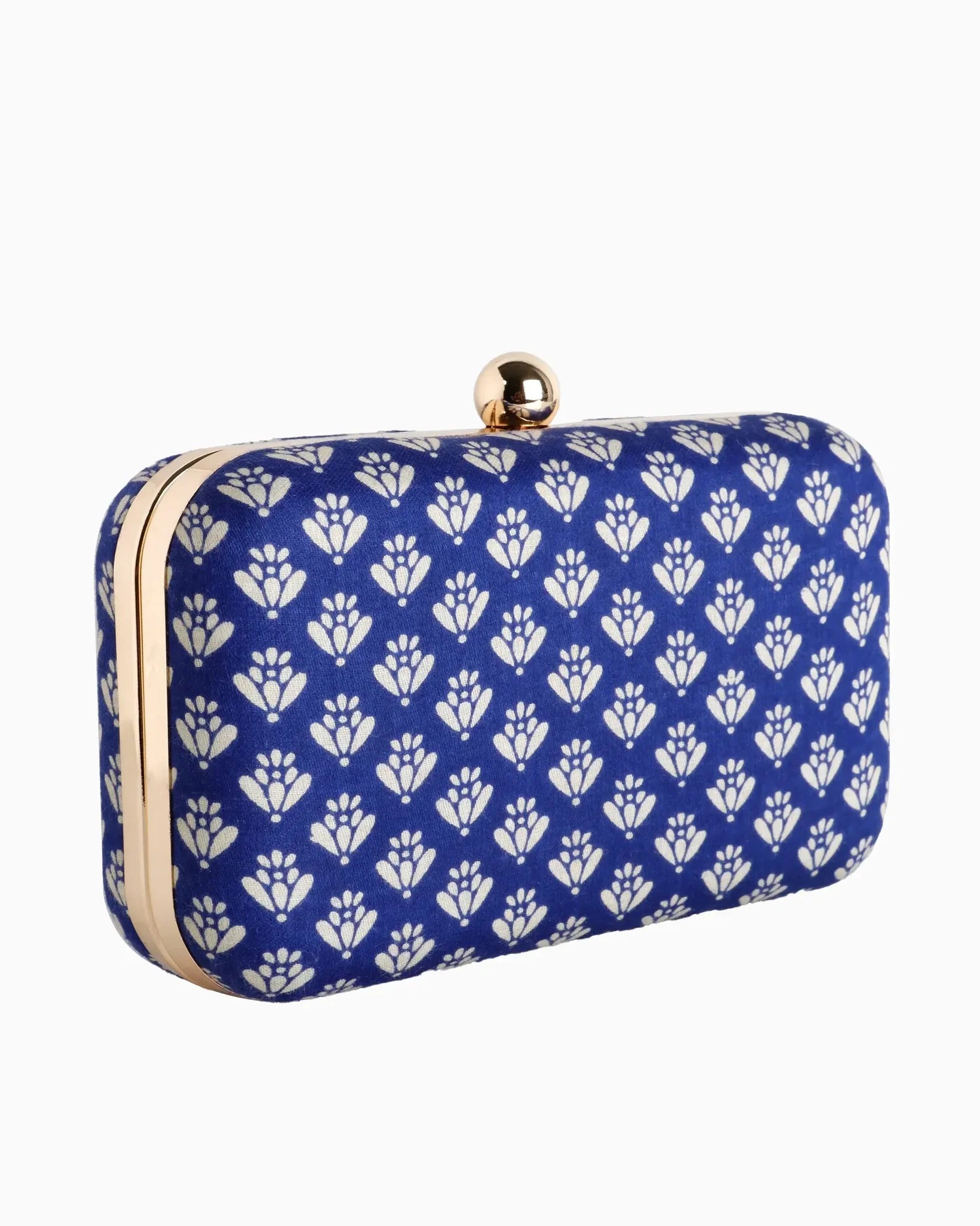 Singhvis Floret Clutch - Blue