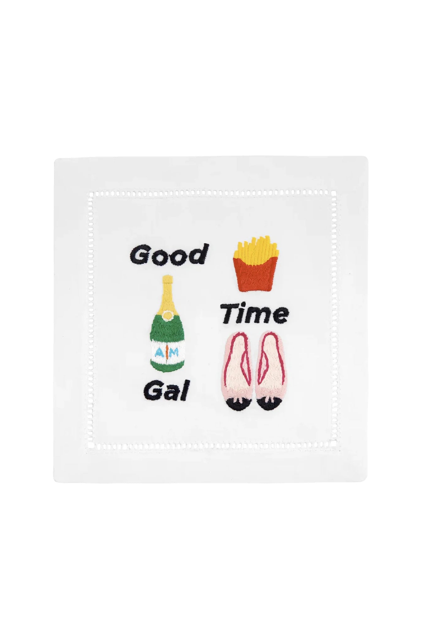 August Morgan Good Time Gal Cocktail Napkin