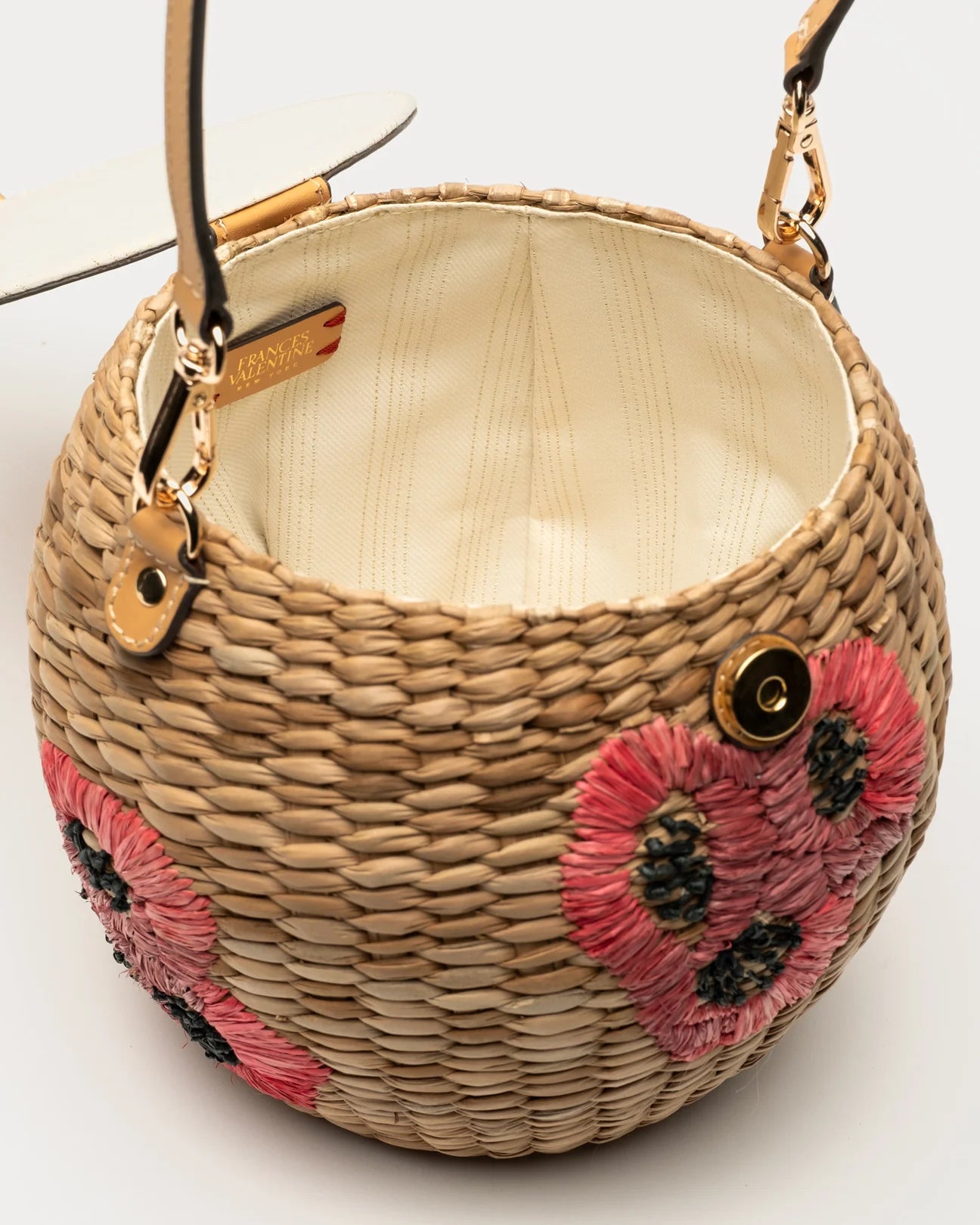 Frances Valentine Honeypot Basket Poppy