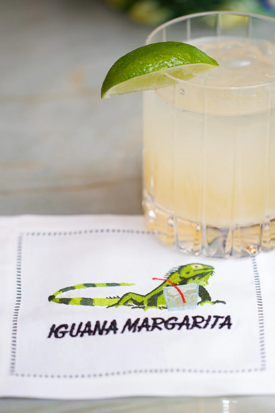 August Morgan Iguana Margarita Cocktail Napkin